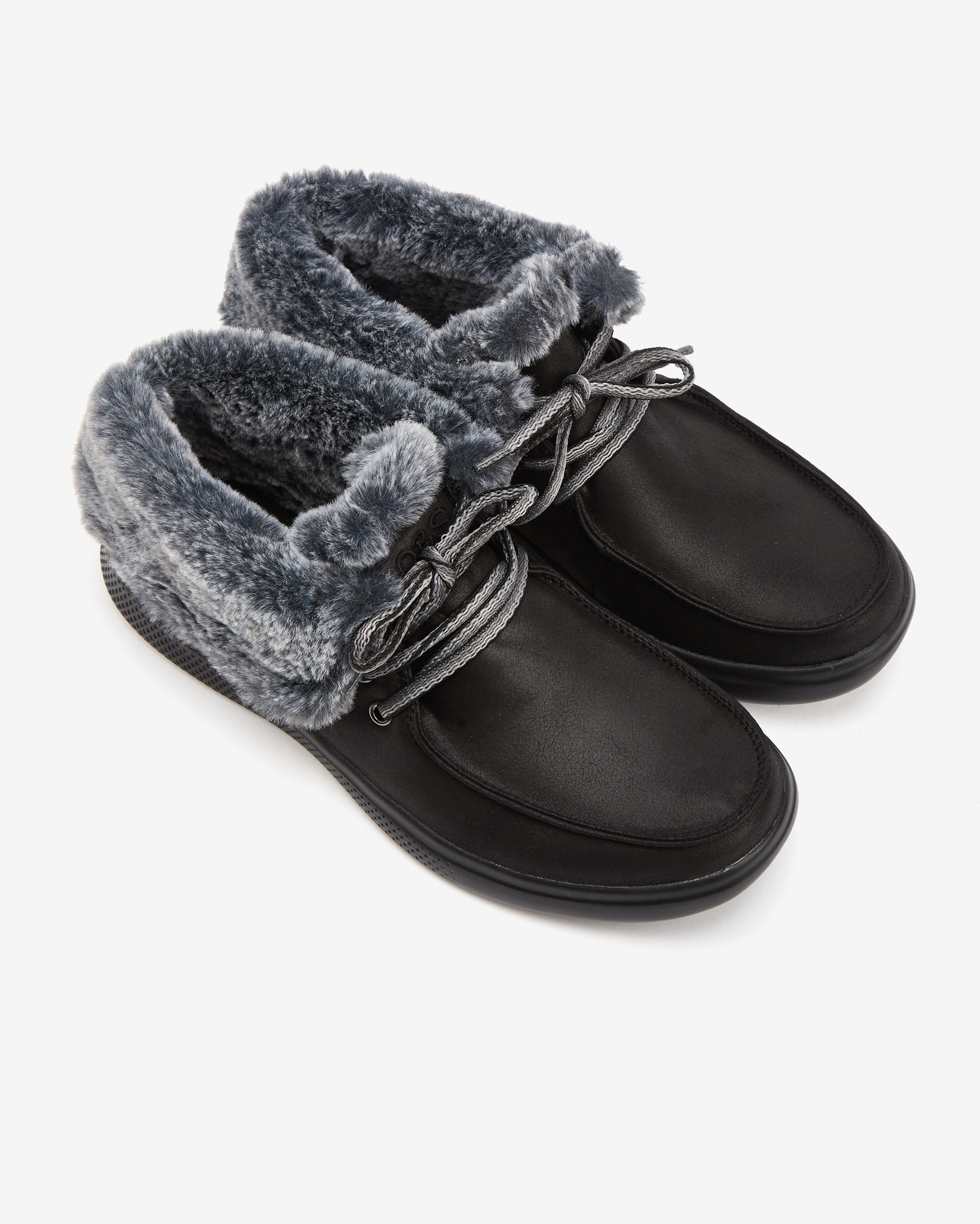 Skechers Bobs Skipper - Hang Glider Kadın Siyah Bot 113443 BLK