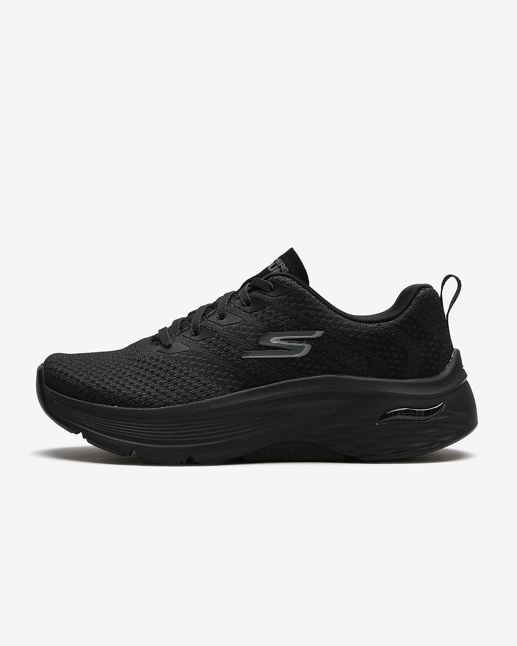 まっきー Skechers Max Cushioning Arch Fit Kadın Siyah Koşu Ayakkabısı