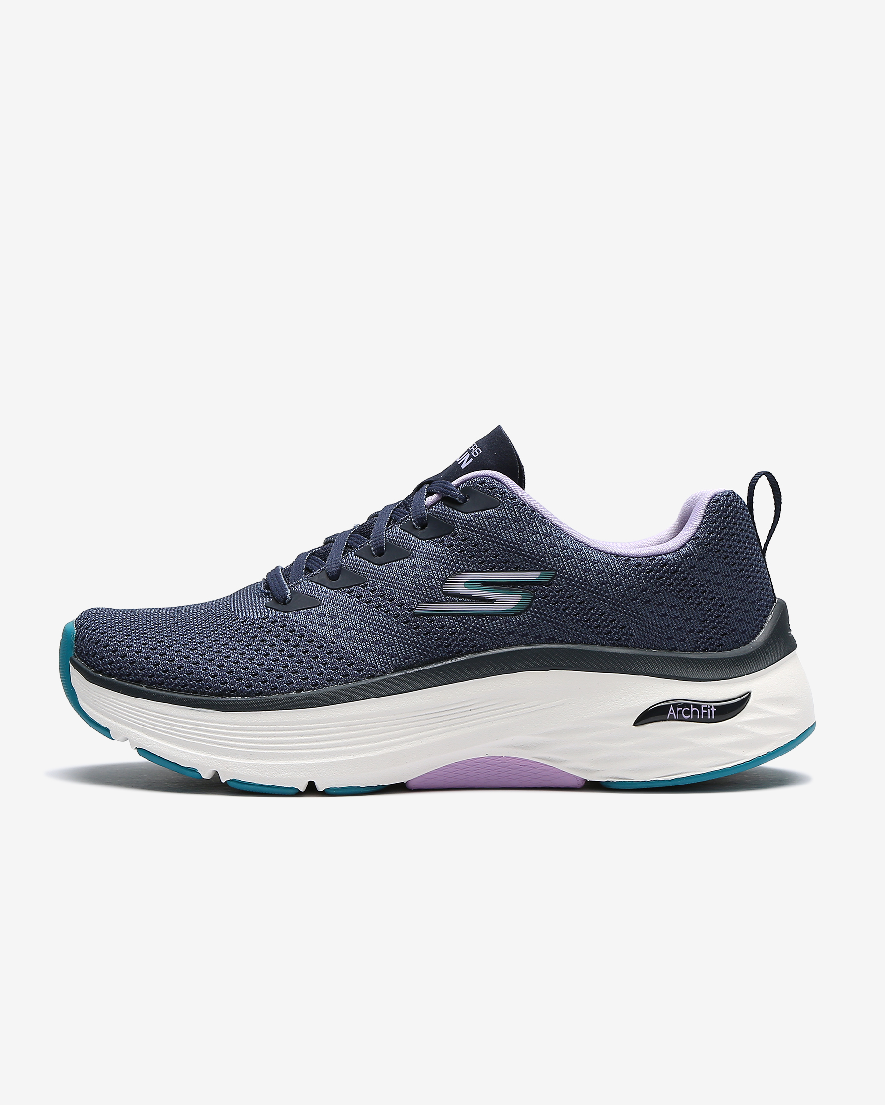 coco.m Skechers Max Cushioning Arch Fit Kadın Lacivert Koşu Ayakkabısı