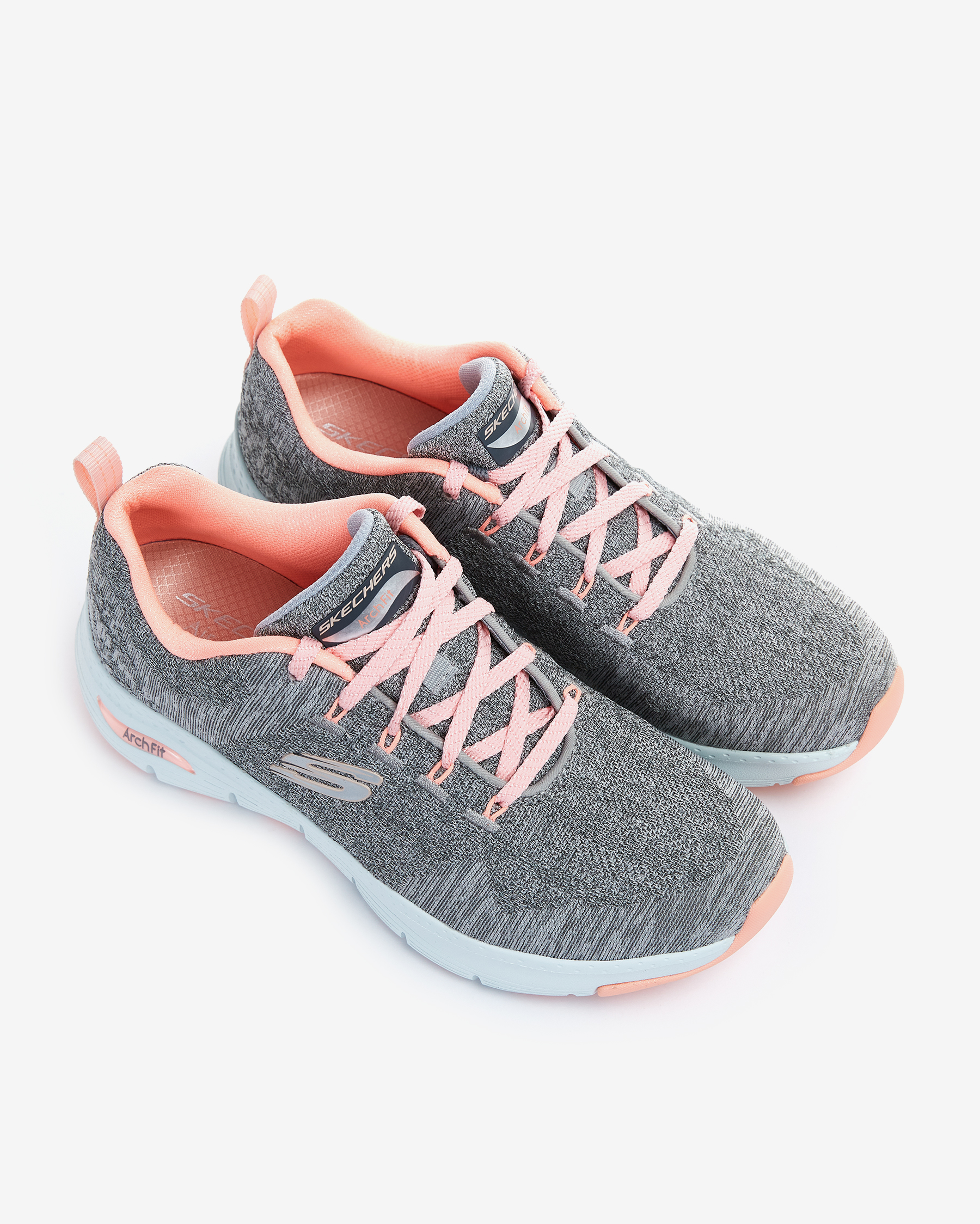 Skechers Arch Fit Comfy Wave Kadın Gri Spor Ayakkabı 149414 GYPK - Main Image