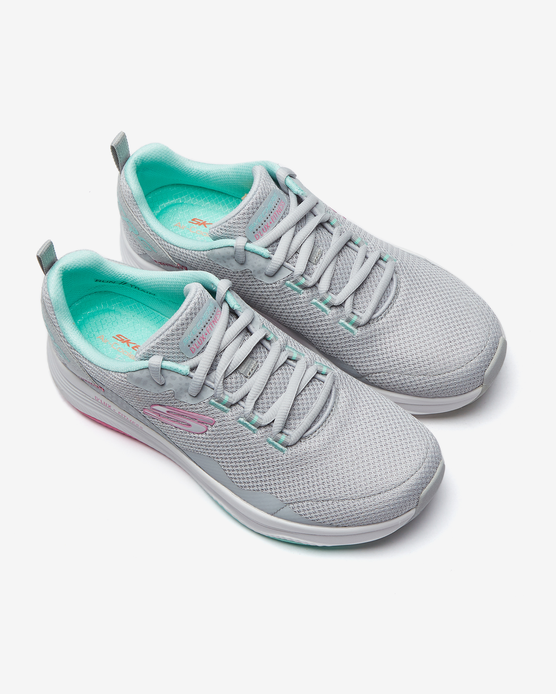 Skechers D'lux Fitness - Roam Free Kadın Gri Spor Ayakkabı 149835 LGMT