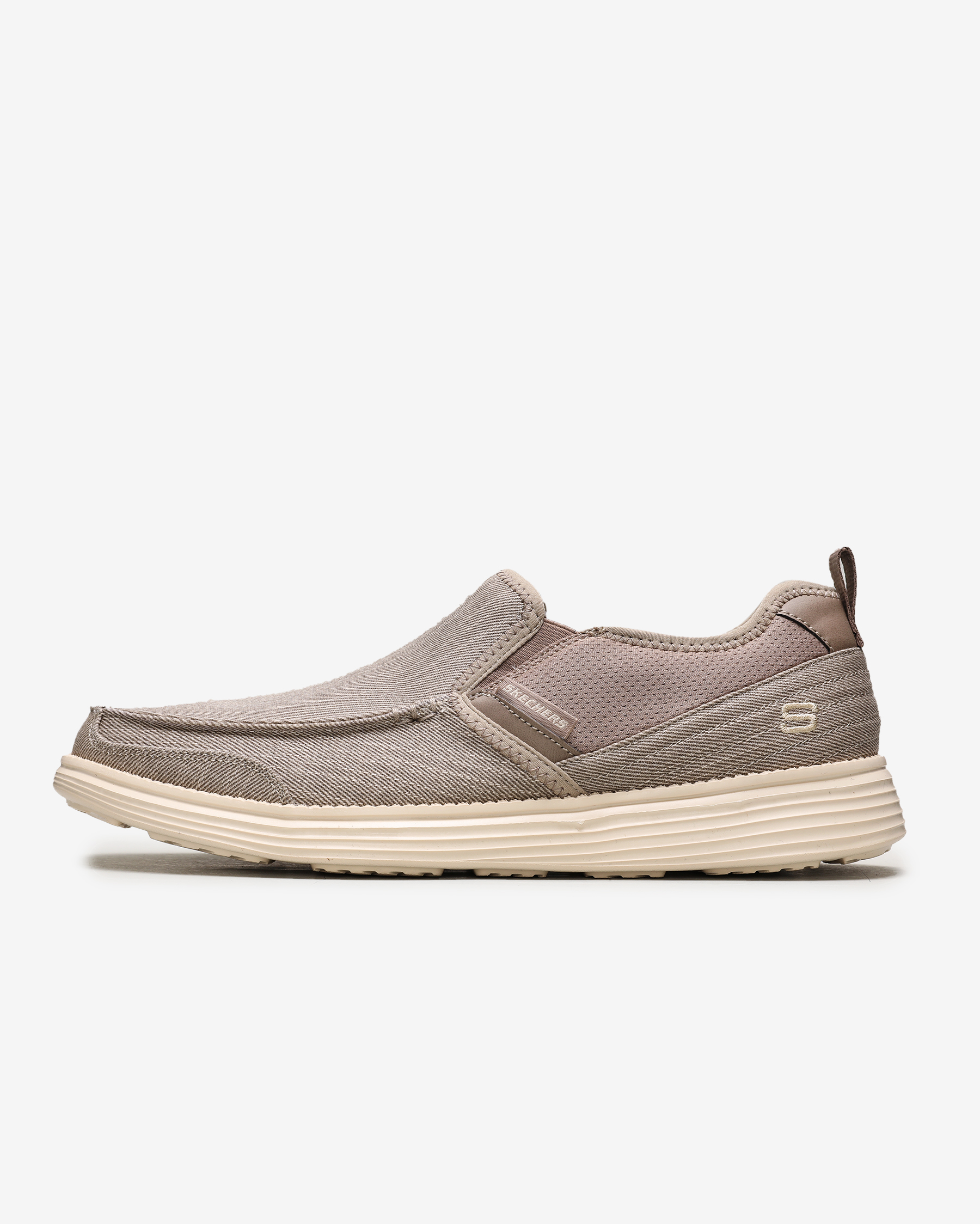 Skechers Status Delton Erkek Bej Gunluk Ayakkab 65751 TPE