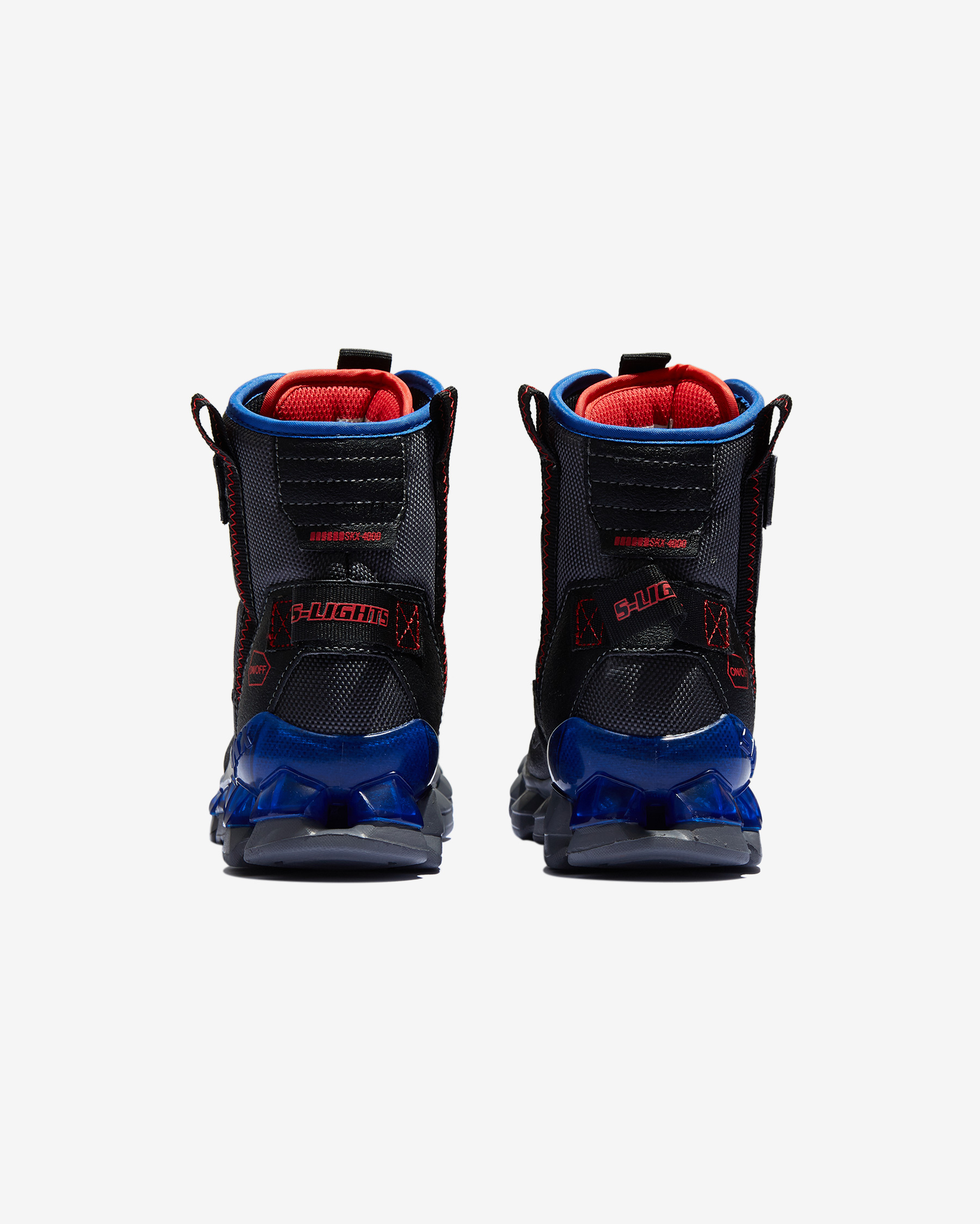 Skechers Flashpod - Power Breeze Büyük Erkek Çocuk Gri Işıklı Bot