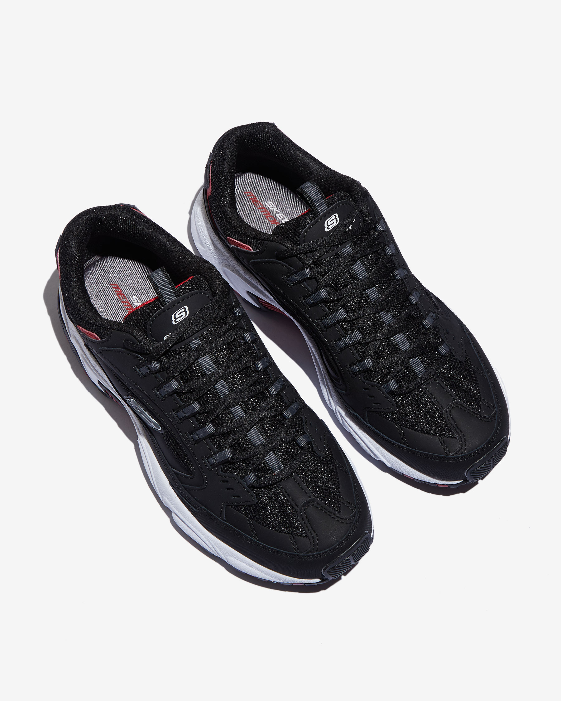 Skechers Stamina - Cutback Erkek Siyah Sneakers 51286 BKRD