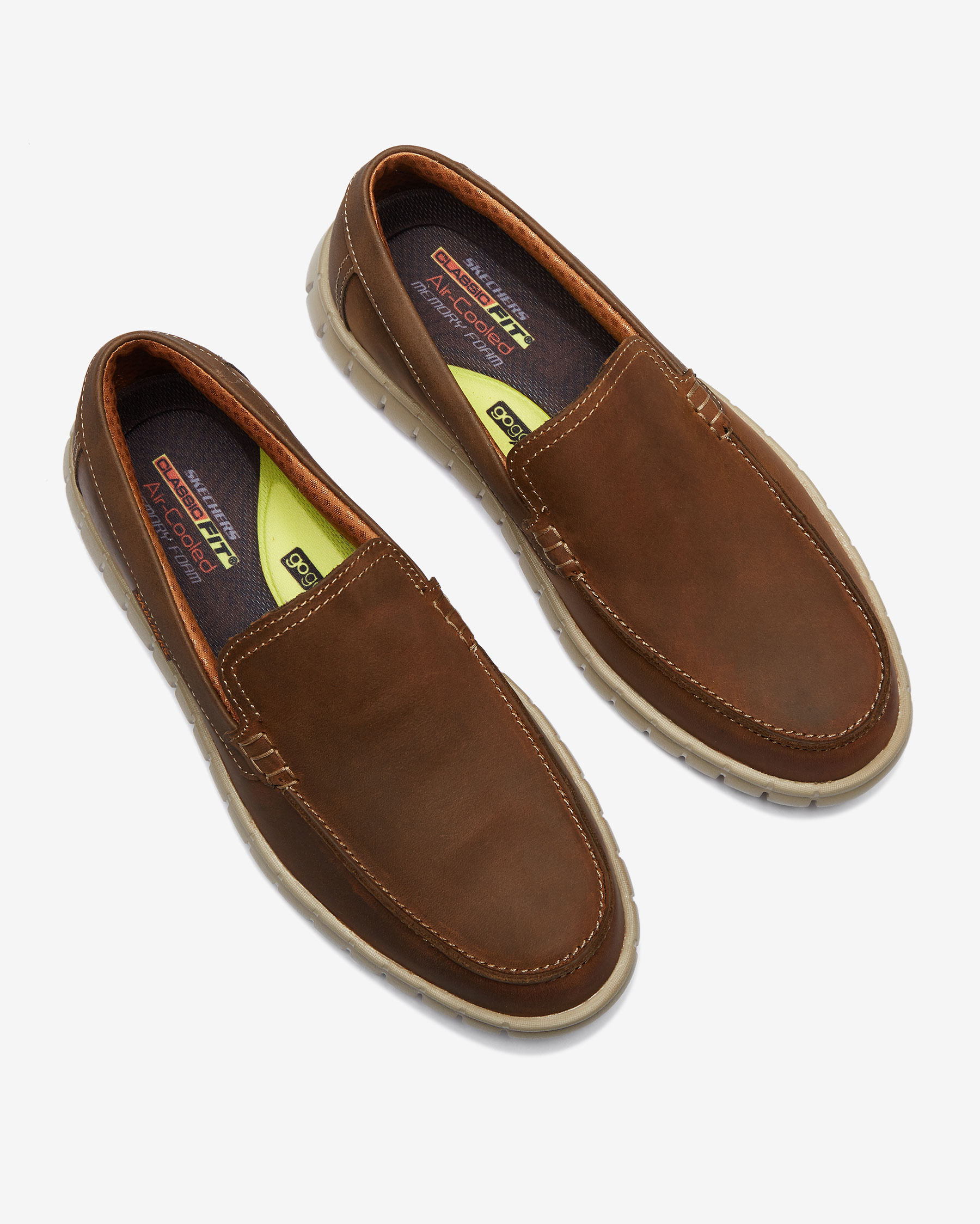 Skechers Moreway - Lentro Erkek Kahverengi Günlük Ayakkabı 204143 CDB