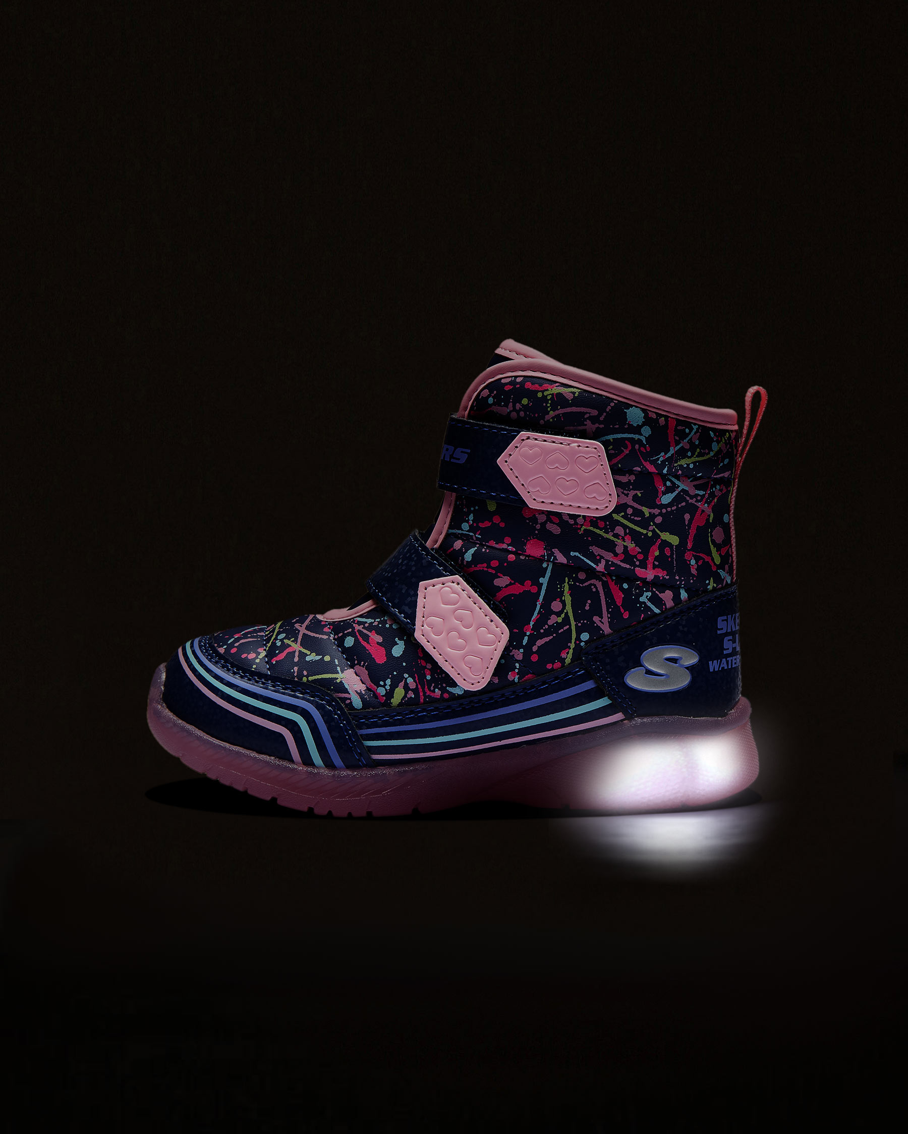 Skechers Illumi Brights Küçük Kız Çocuk Lacivert Işıklı Bot