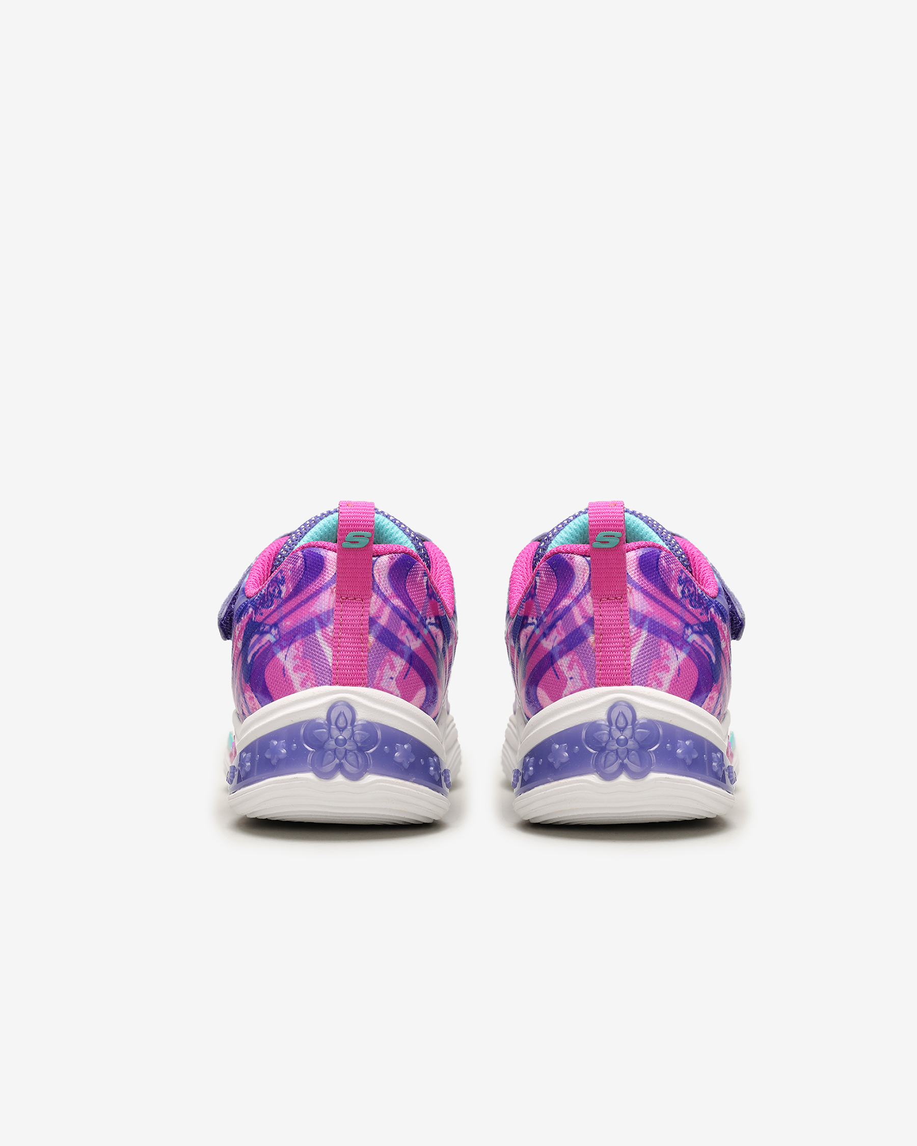 Skechers Power Petals - Flowerspark Büyük Kız Çocuk Mor Işıklı