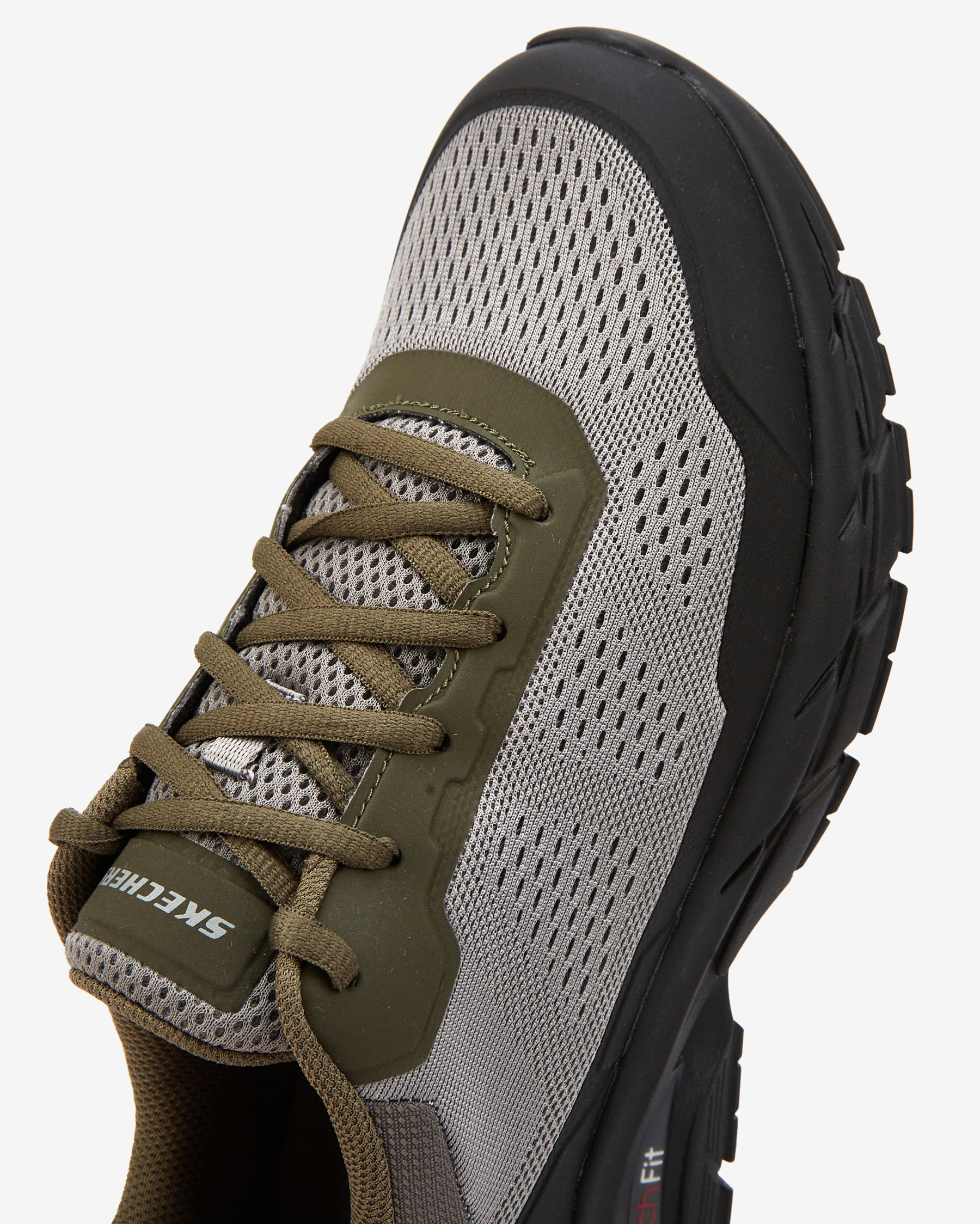 Skechers Arch Fit Baxter - Pendroy Erkek Gri Spor Ayakkabı 210353 GRBK