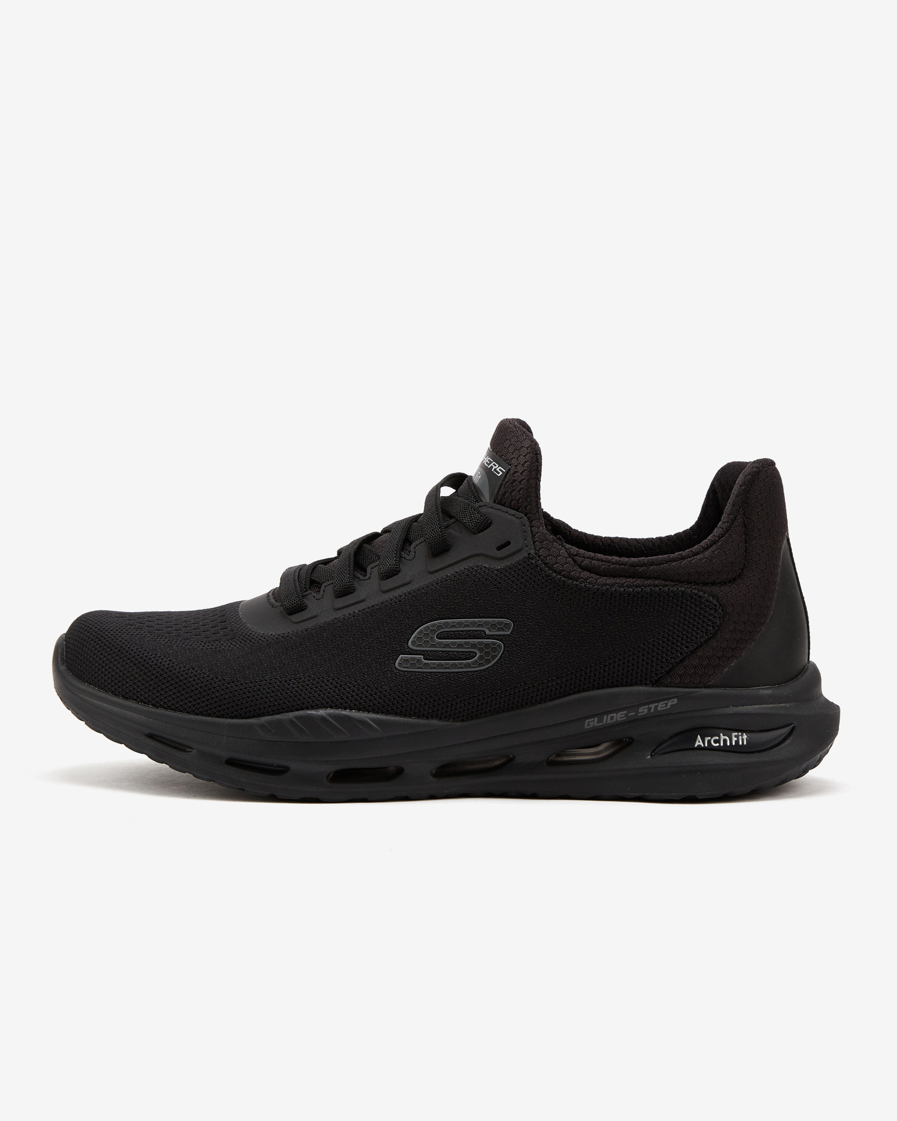 Skechers Arch Fit Orvan - Trayver Erkek Siyah Spor Ayakkabı 210434 BBK