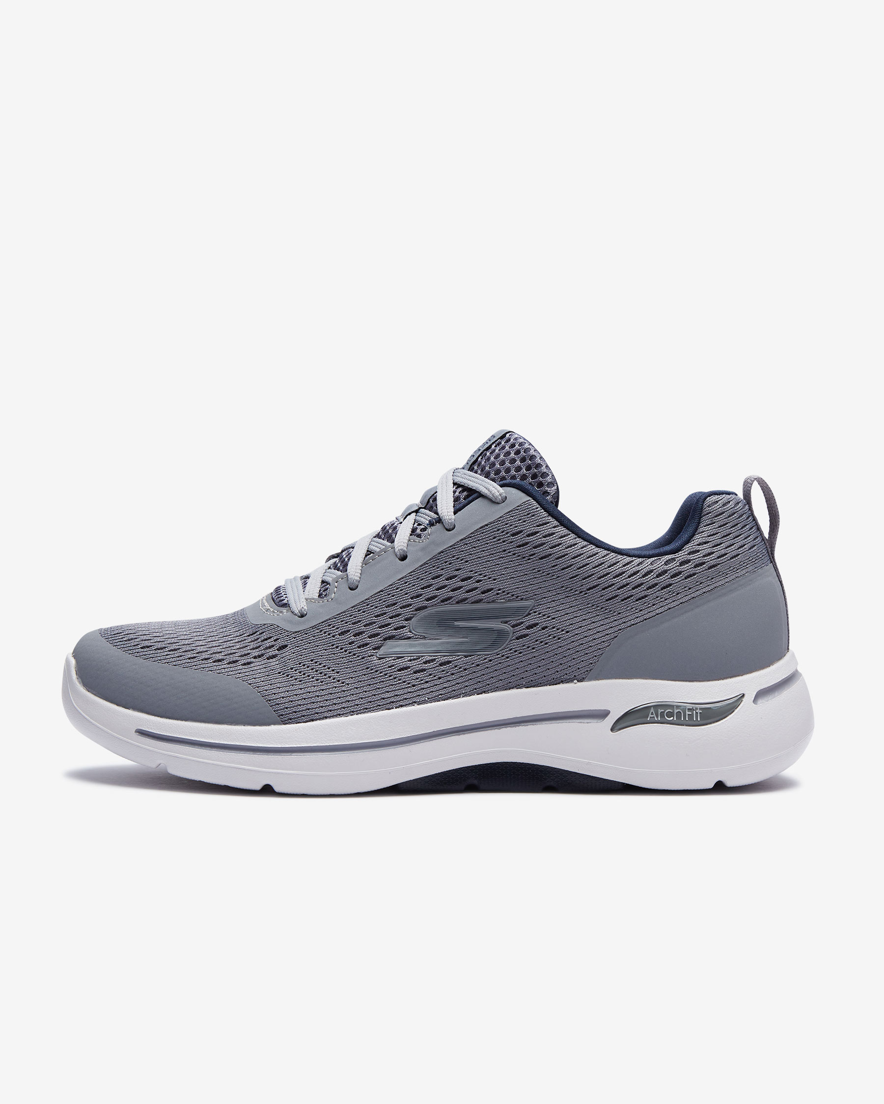 Skechers Go Walk Arch Fit - Idyllic Erkek Gri Yürüyüş Ayakkabısı