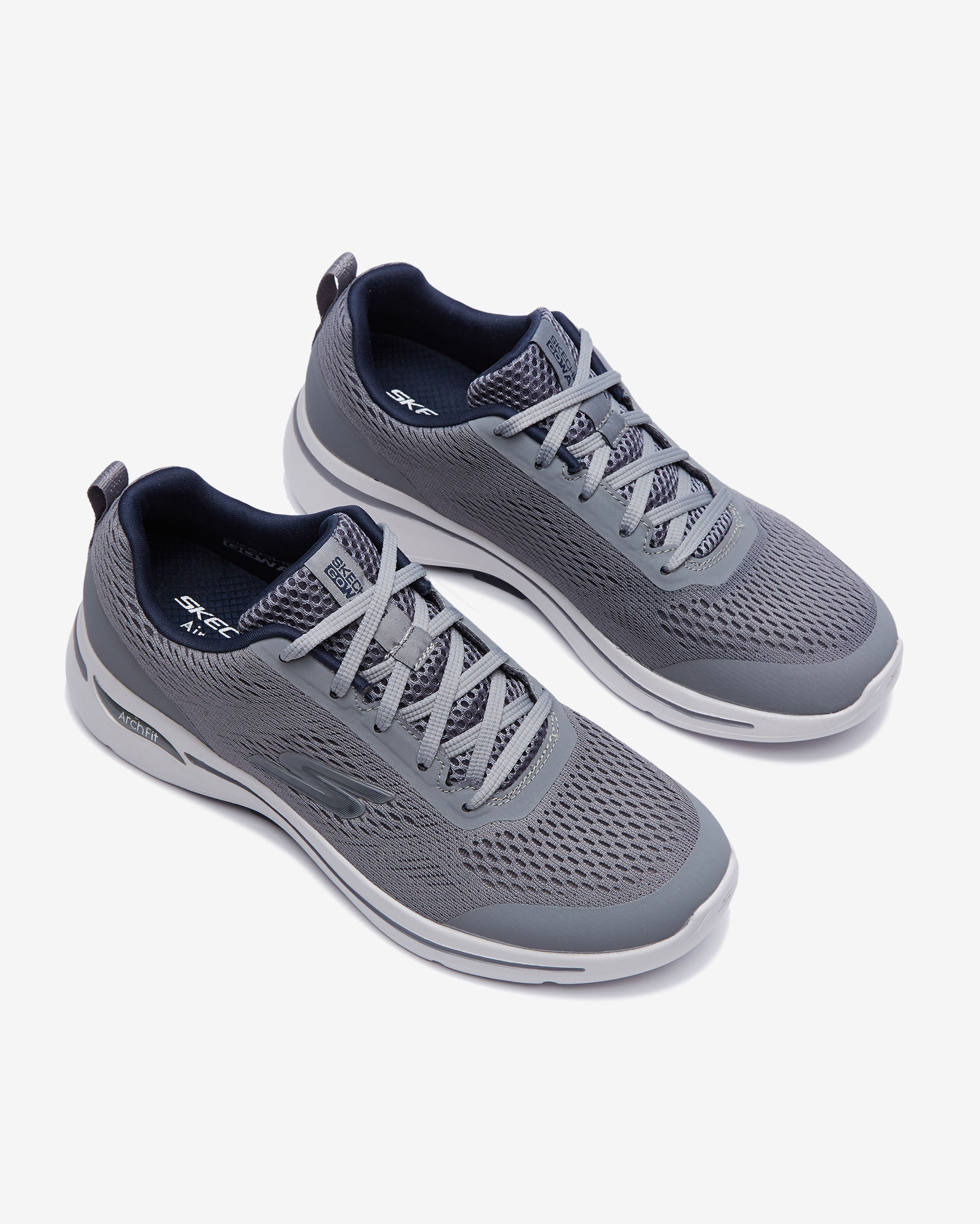 Skechers Go Walk Arch Fit - Idyllic Erkek Gri Yürüyüş Ayakkabısı