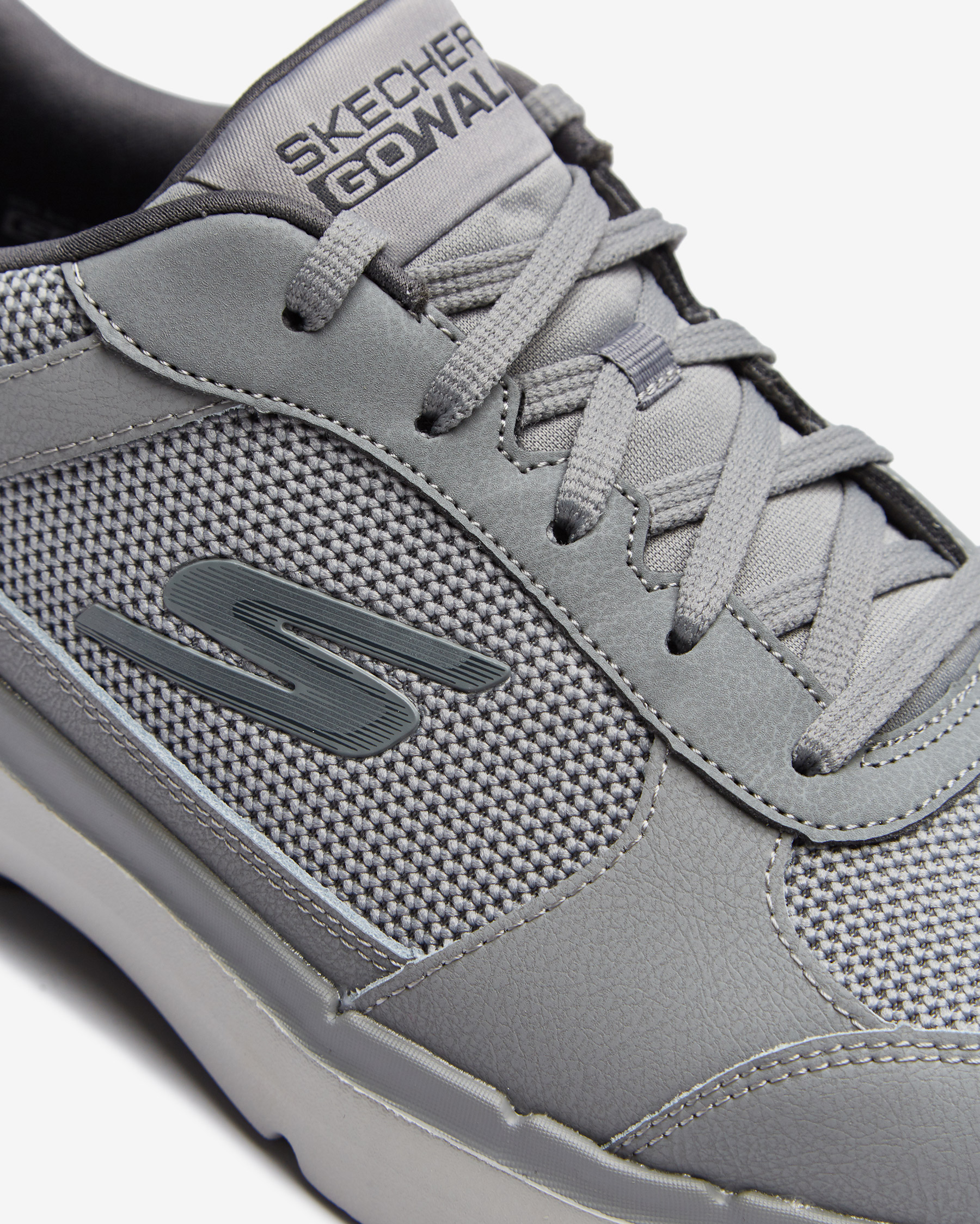 Skechers Go Walk 6 - Compete Erkek Gri Yürüyüş Ayakkabısı 216203 LTGY