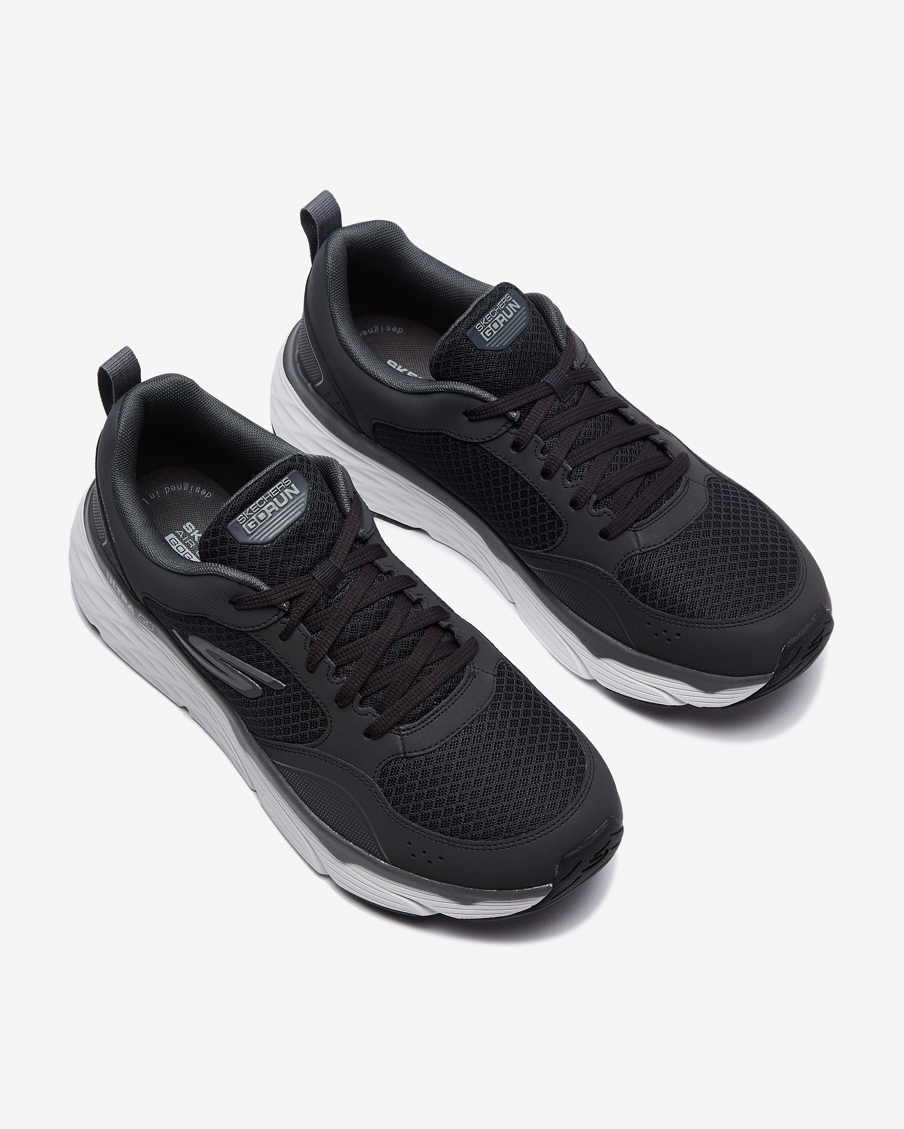 KAYR22で御座います。 Skechers Max Cushioning Elite - Rivalry Erkek Siyah Koşu