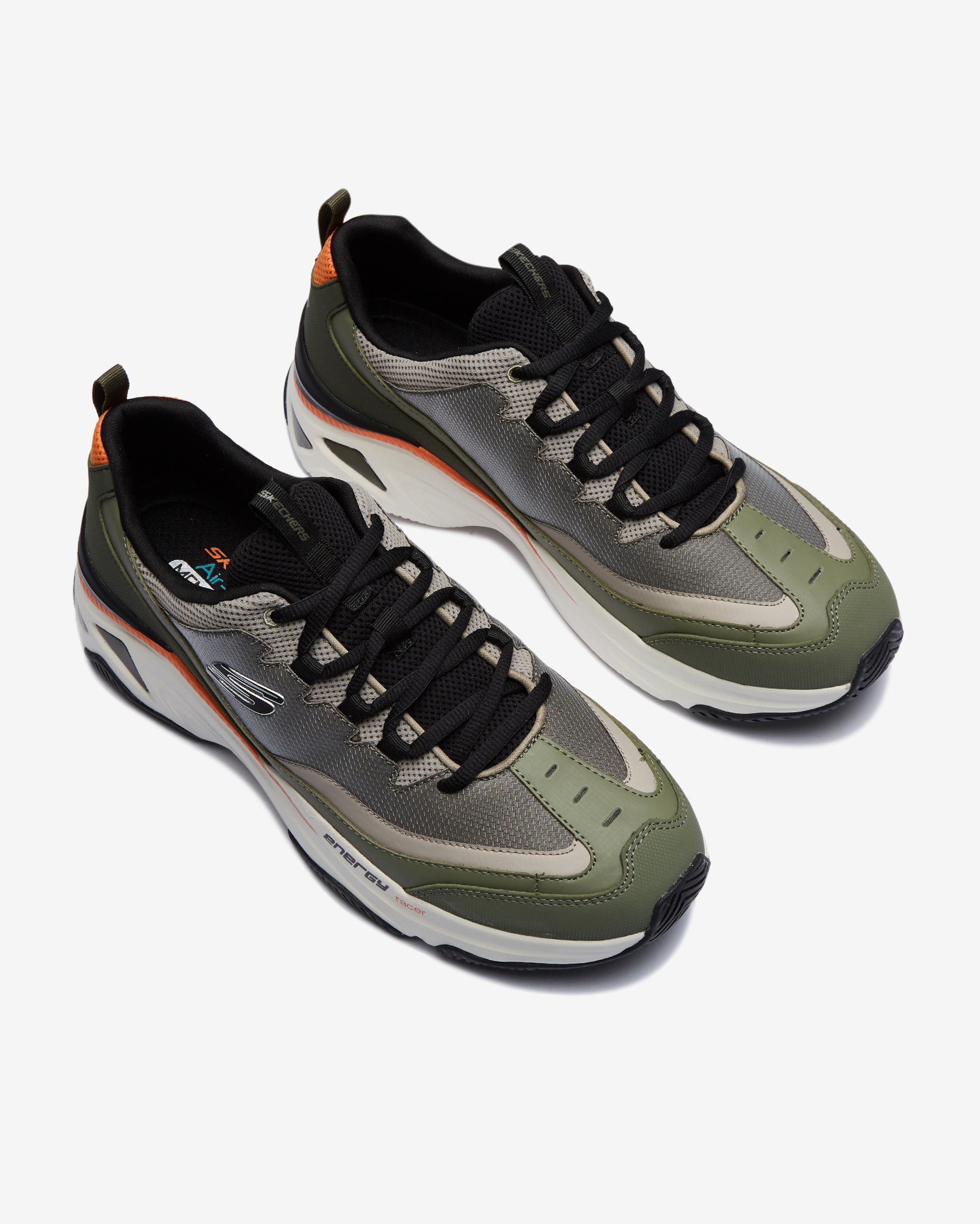 Skechers Energy Racer - Swift Lift Erkek Haki Spor Ayakkabı 237131