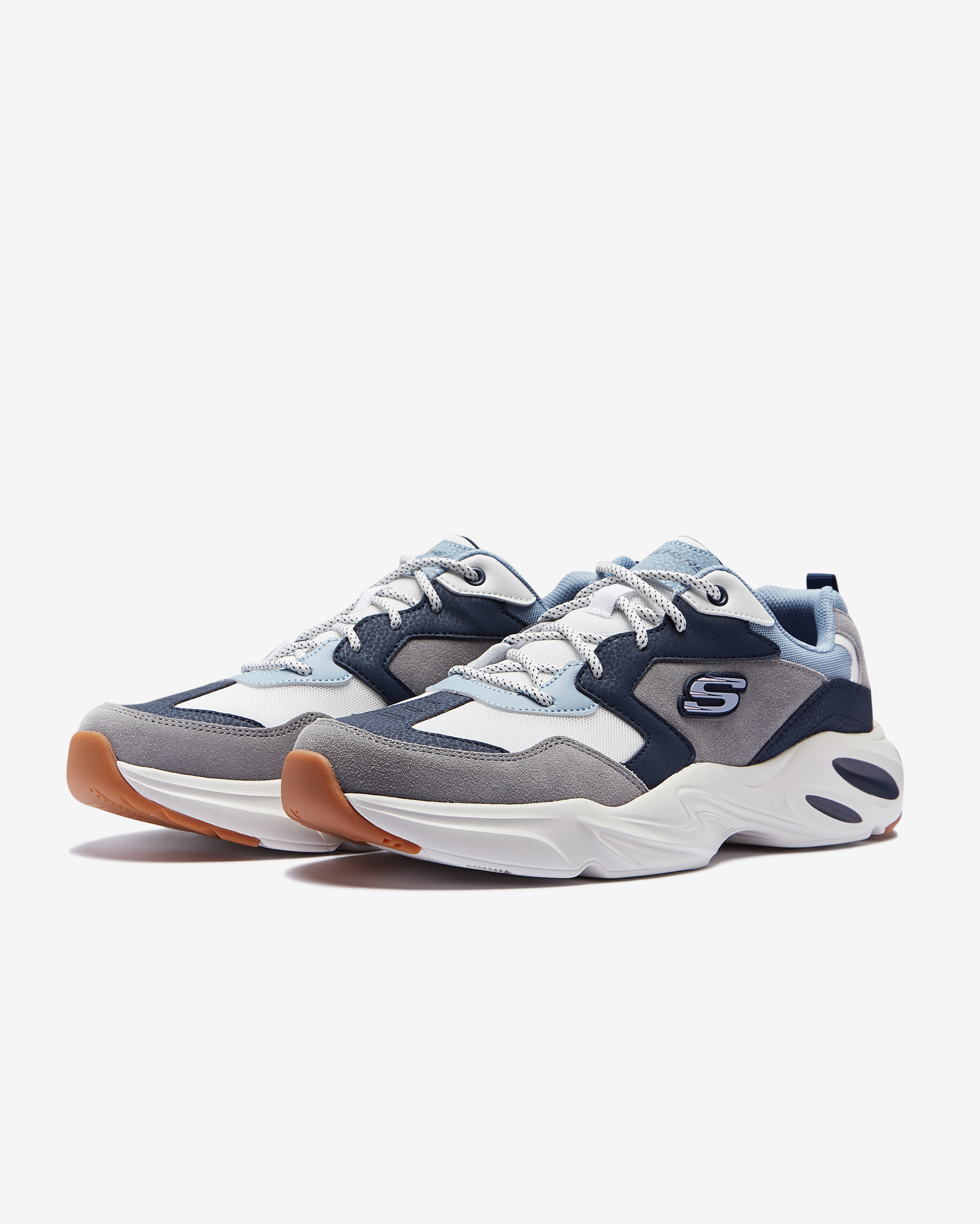 Skechers Stamina Airy - Outnumber Erkek Lacivert Sneakers 237236 NVGY