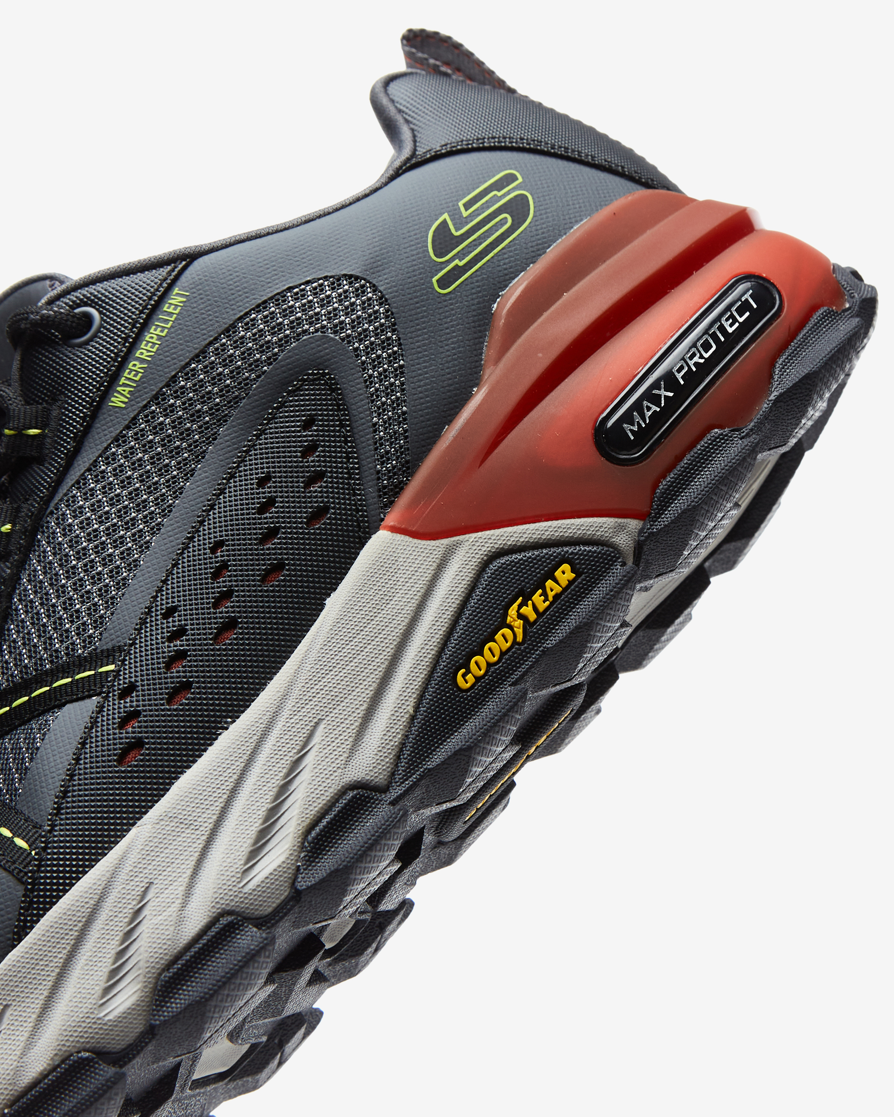 Skechers Max Protect Erkek Gri Outdoor Ayakkabı 237303 CCMT