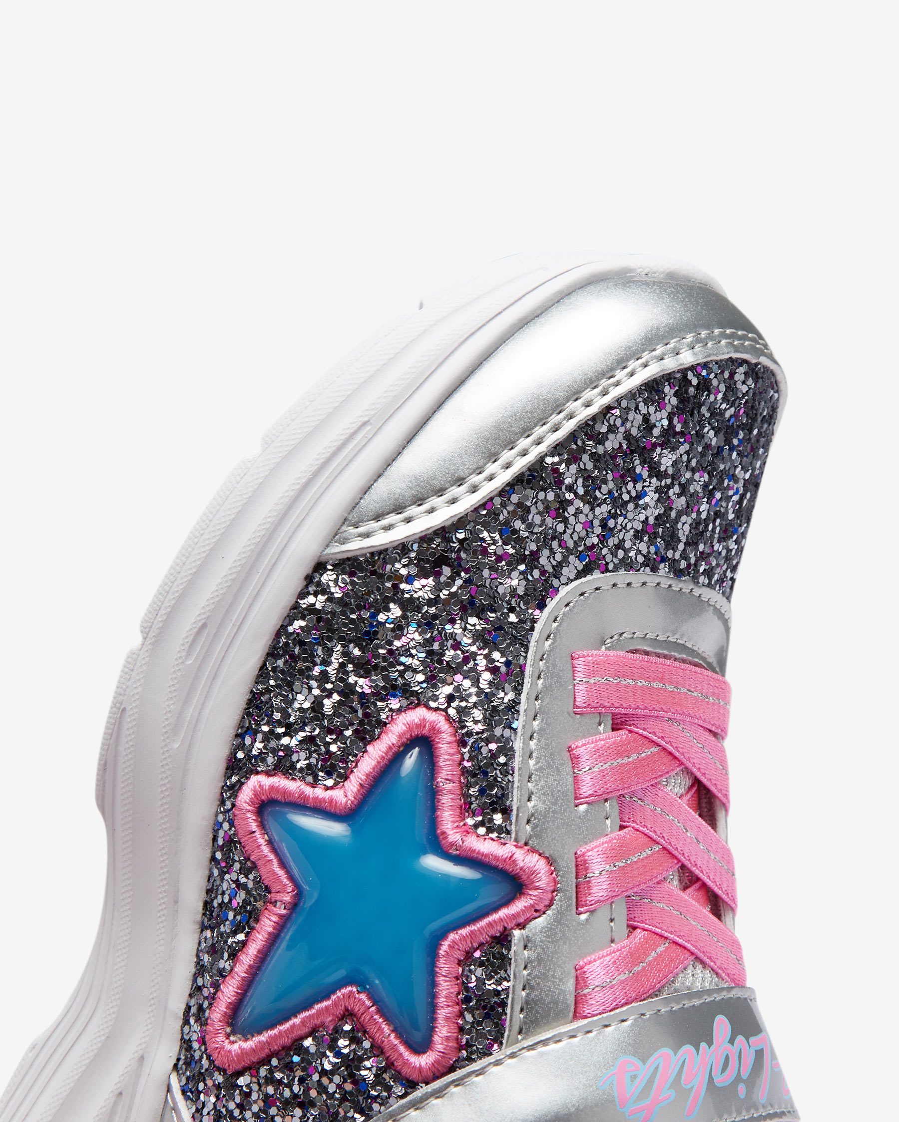 Skechers Glimmer Kicks - Starlet Shine Büyük Kız Çocuk Gri Işıklı