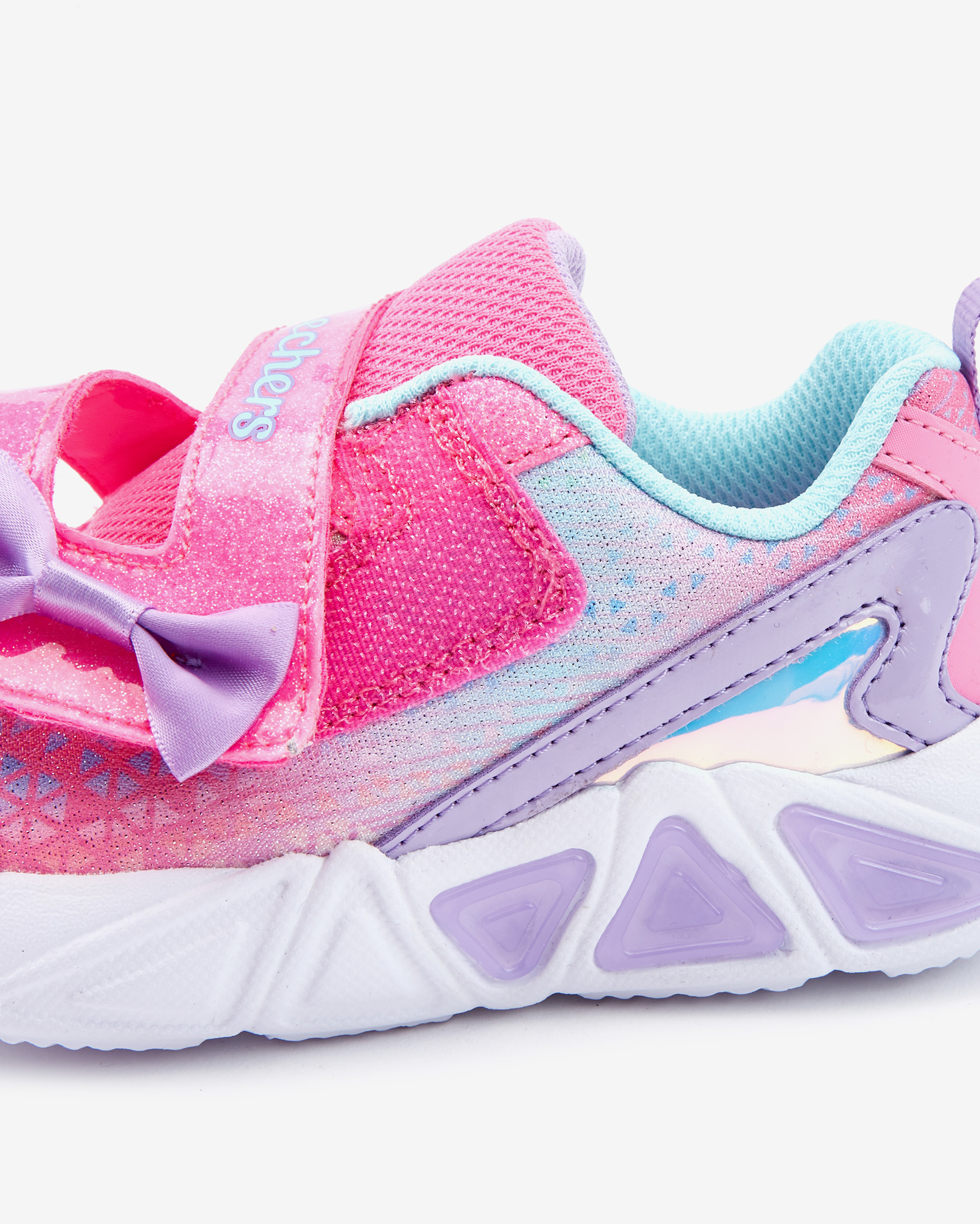 Skechers Tri - Brights - Lil Gleam Küçük Kız Çocuk Mor Işıklı Spor