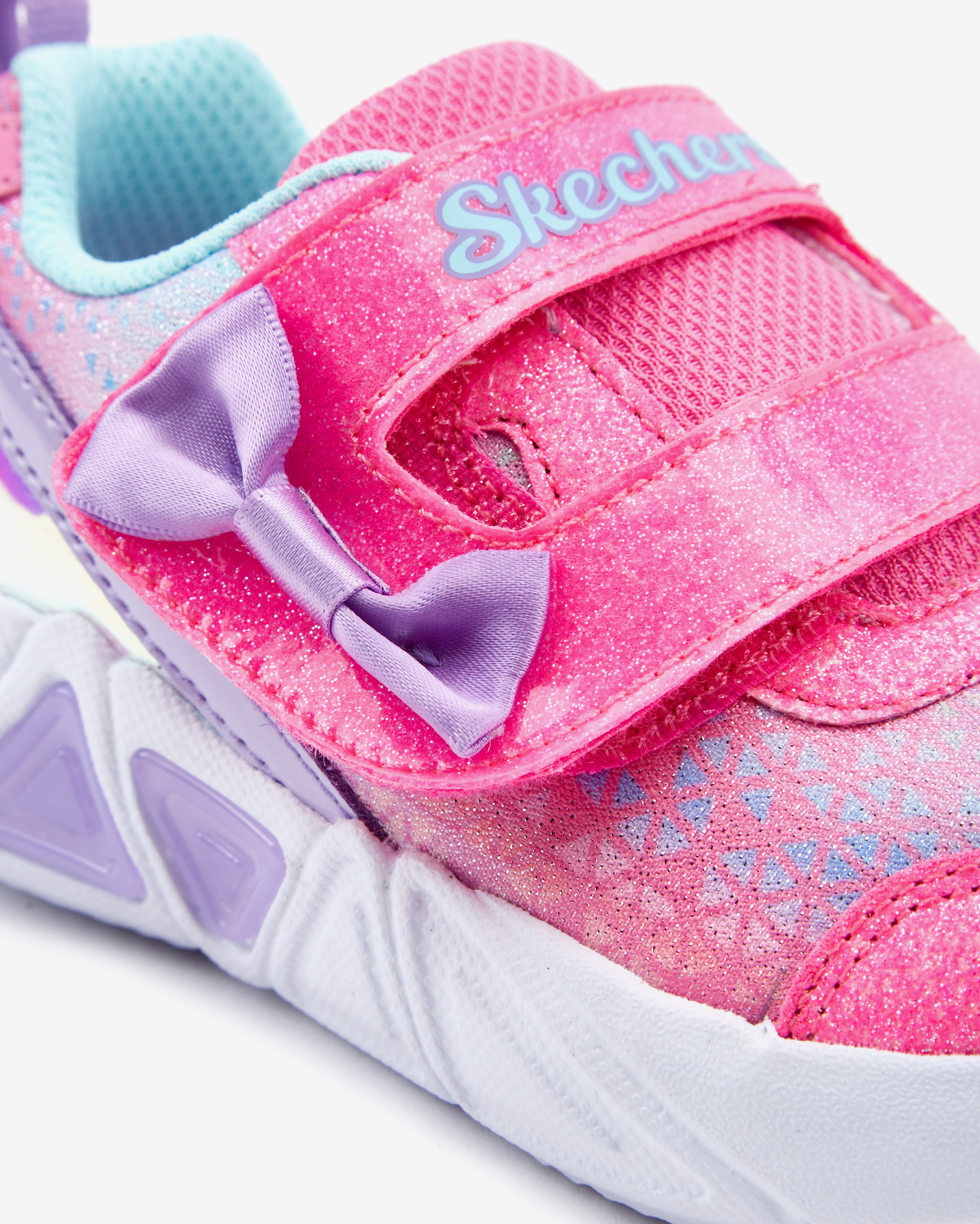 Skechers Tri - Brights - Lil Gleam Küçük Kız Çocuk Mor Işıklı Spor