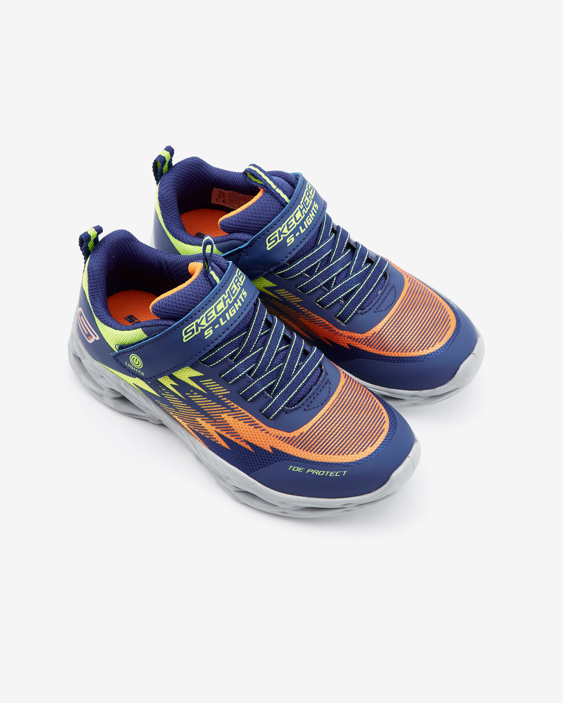 【希少】エドガーマルチネス　ボブルヘッド ライト付 Skechers S Lights - Vortex - Flash - Zorent Büyük Erkek Çocuk Mavi