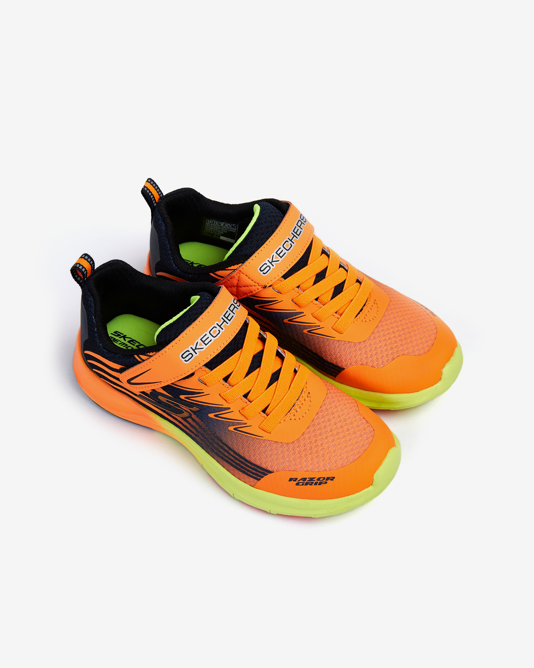 Skechers Razor Grip Büyük Erkek Çocuk Turuncu Spor Ayakkabı