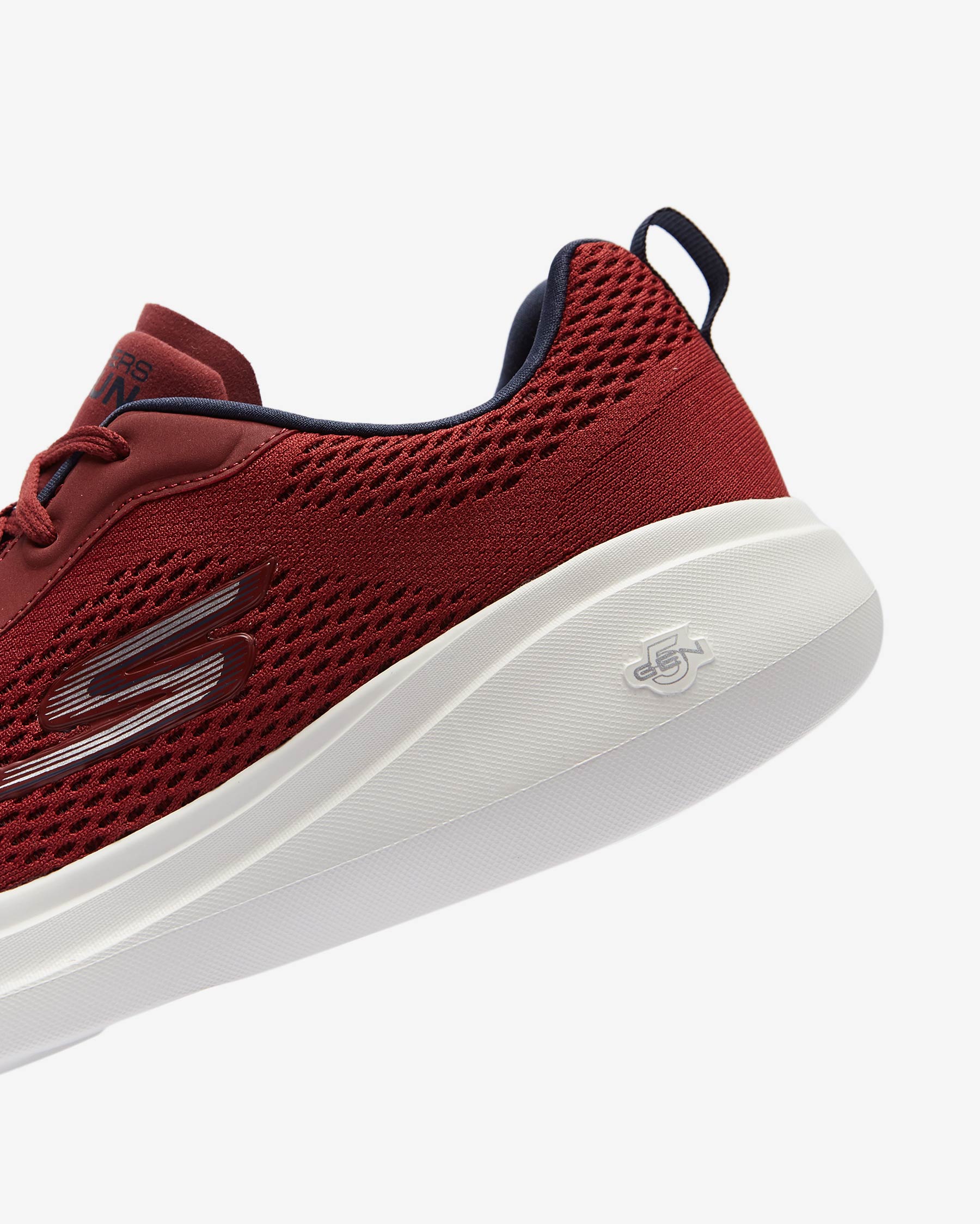 Skechers Go Run Fast Erkek Bordo Koşu Ayakkabısı 55106 BURG