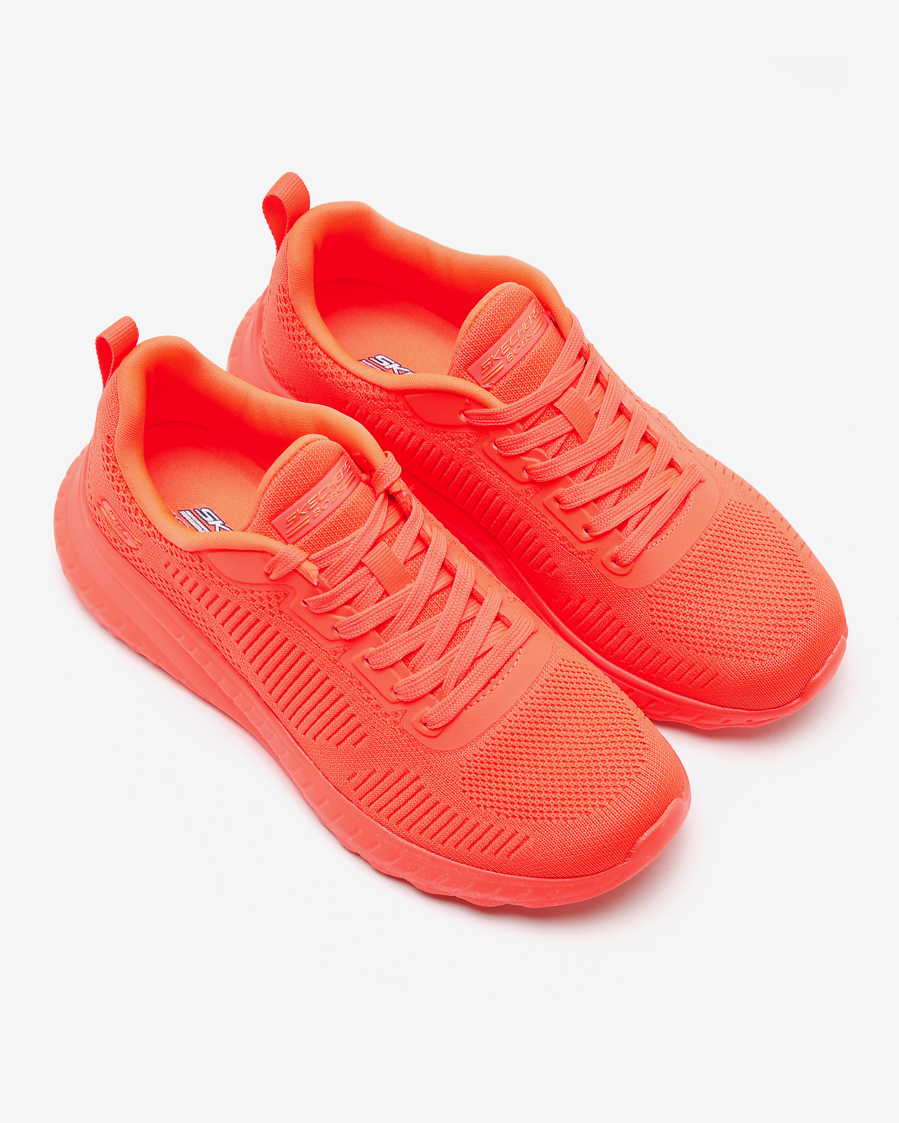 Skechers Bobs Squad Chaos - Cool Rythms Kadın Turuncu Spor