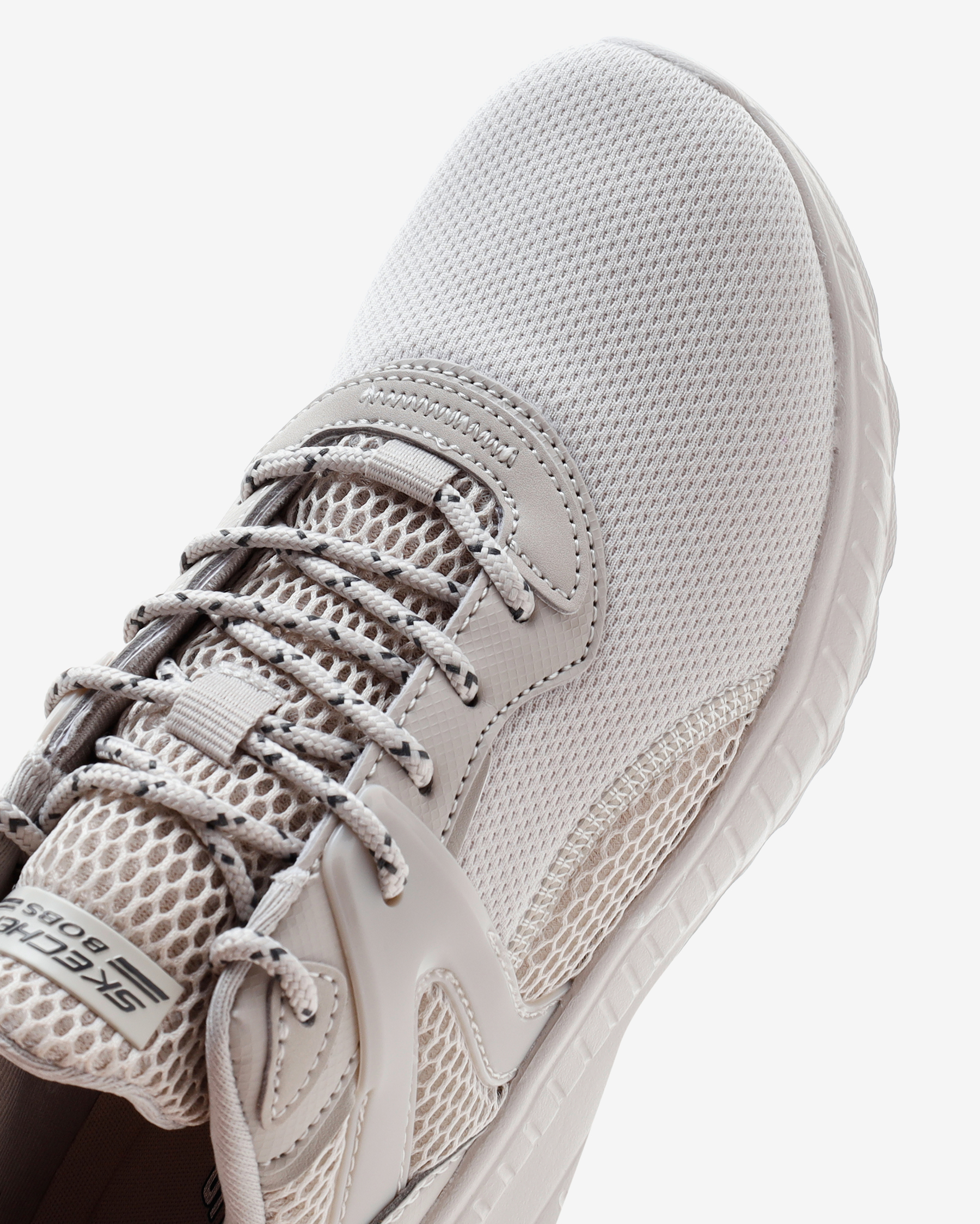 chika Skechers Bobs Squad Chaos - Brilliant Sy Kadın Bej Sneakers 117237 NAT