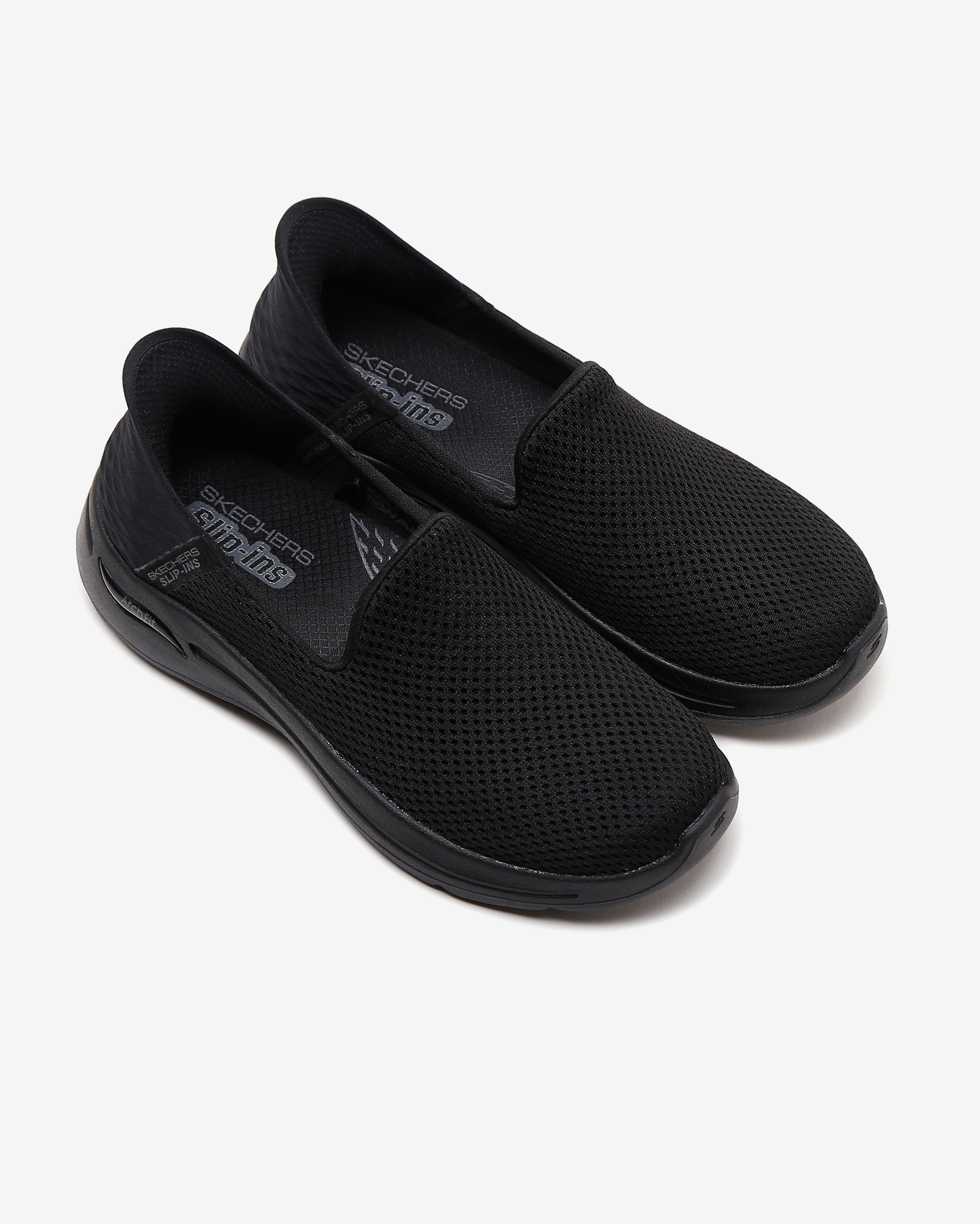 Skechers Go Walk Arch Fit - Summer Vie - Slip-ins Kadın Siyah Yürüyüş  Ayakkabısı 124879 BBK