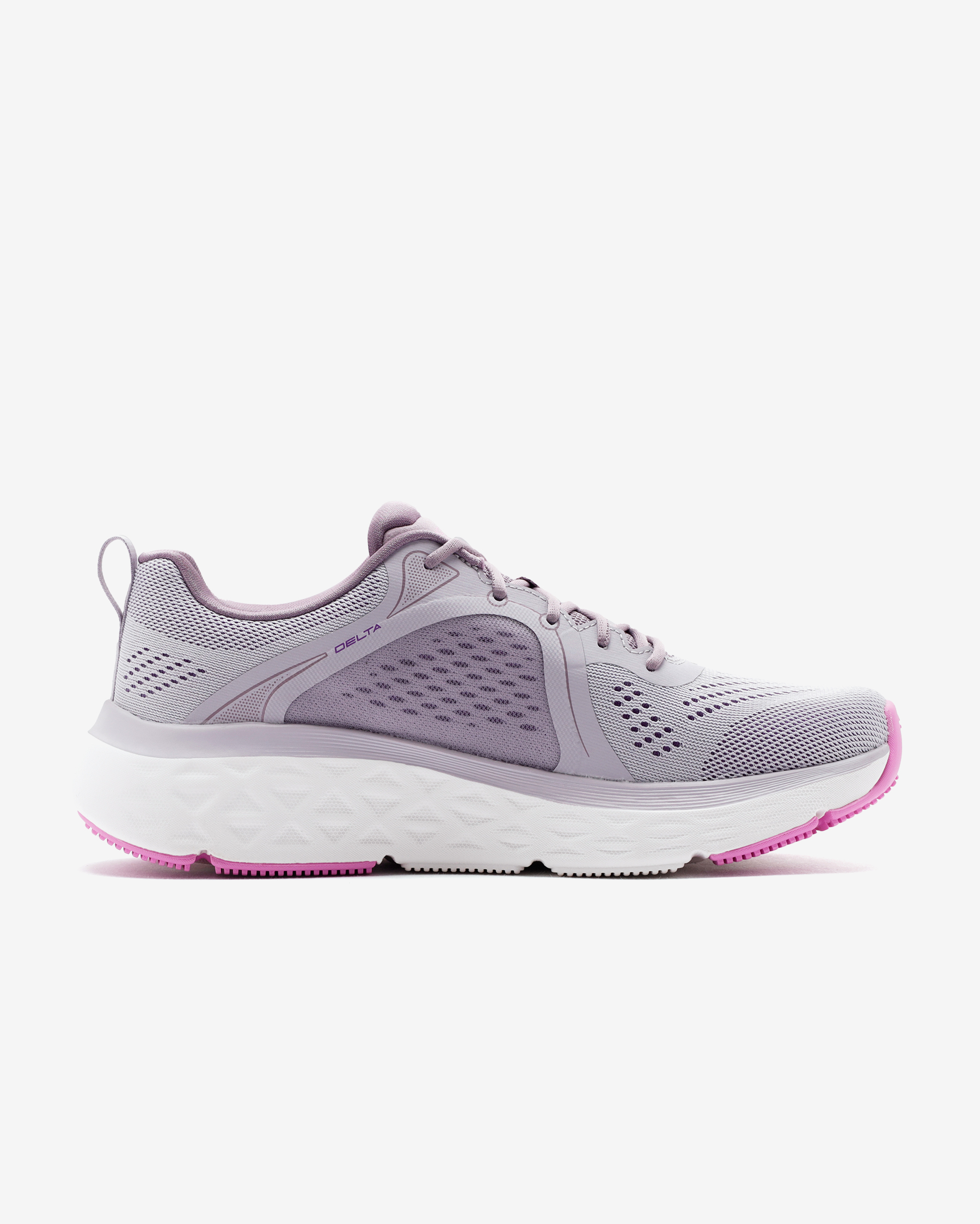 Skechers Max Cushioning Delta - Smooth Stride Kadın Mor Koşu