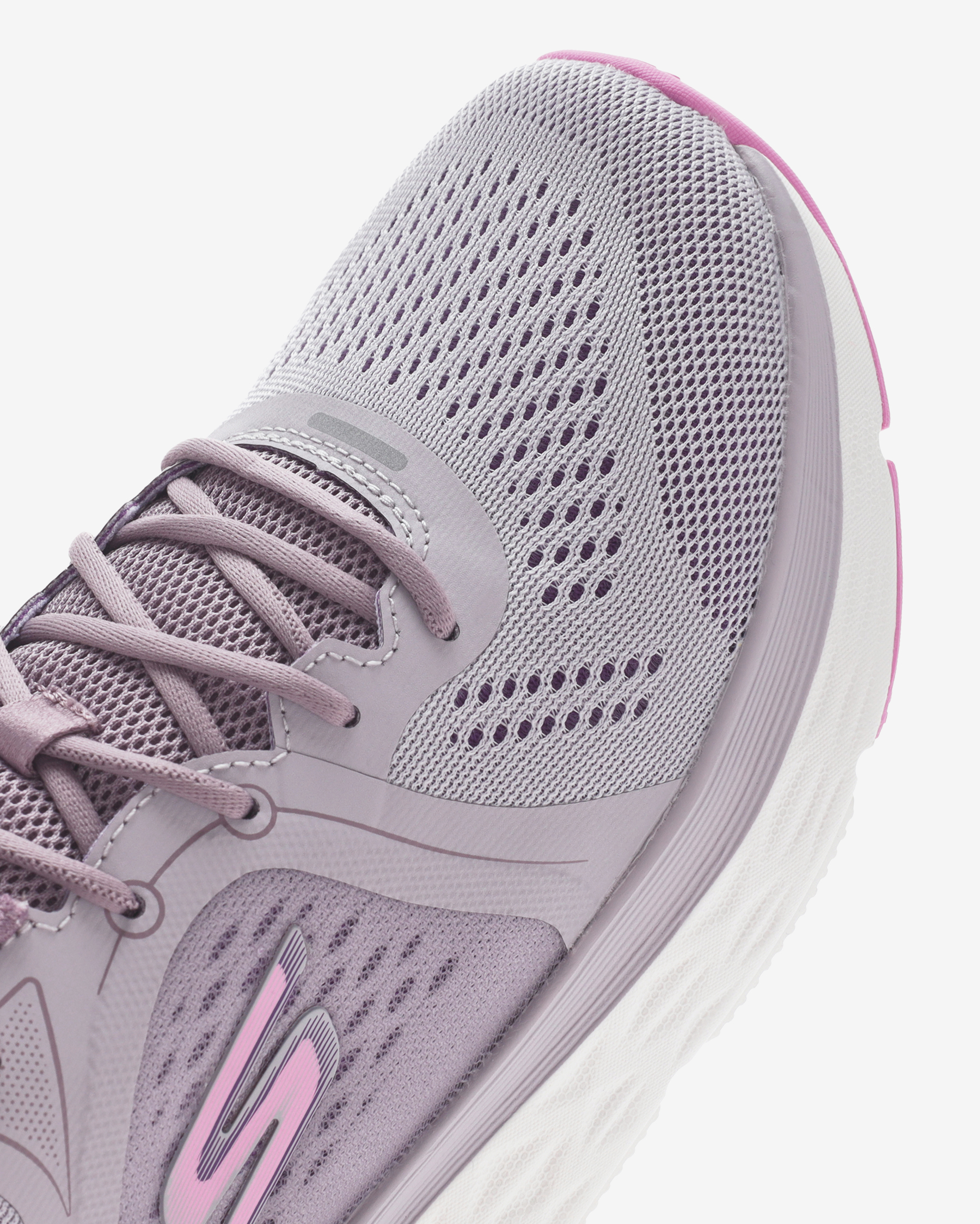 Skechers Max Cushioning Delta - Smooth Stride Kadın Mor Koşu