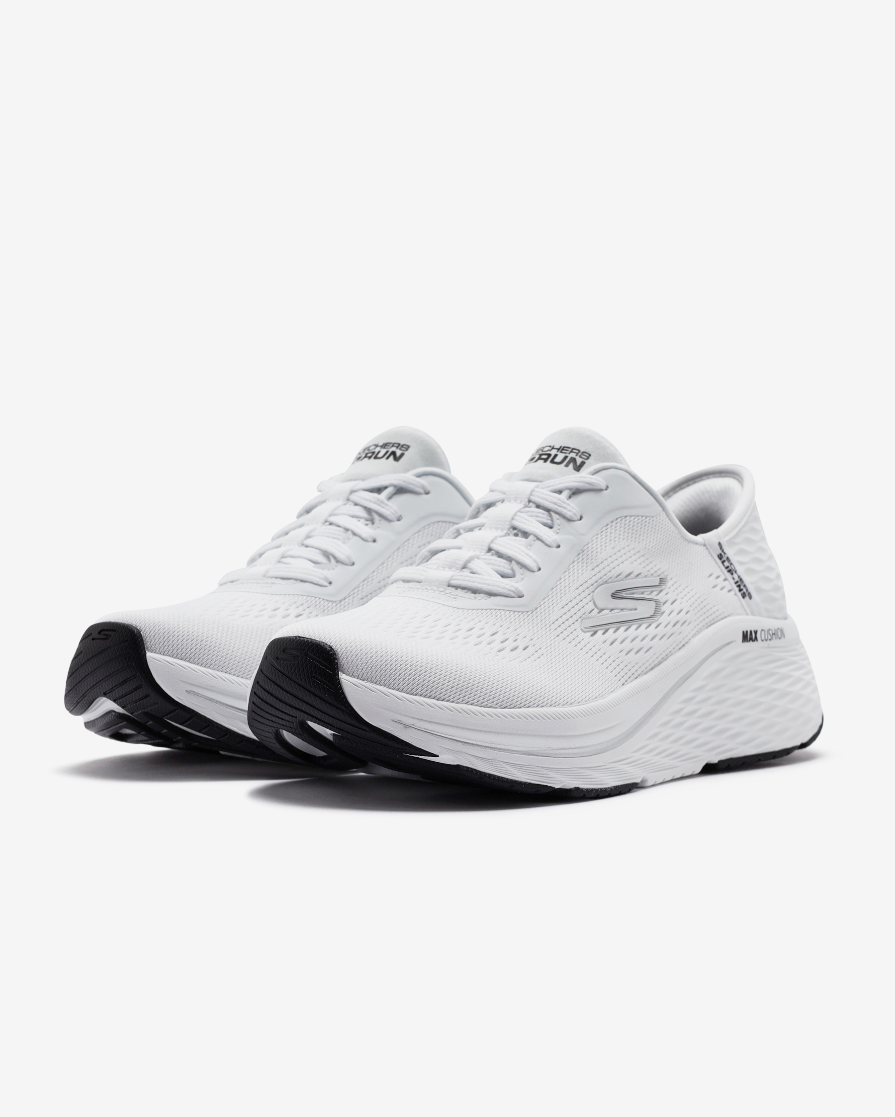 Skechers Max Cushioning Elite 2.0 - Vanish Kadın Beyaz Koşu