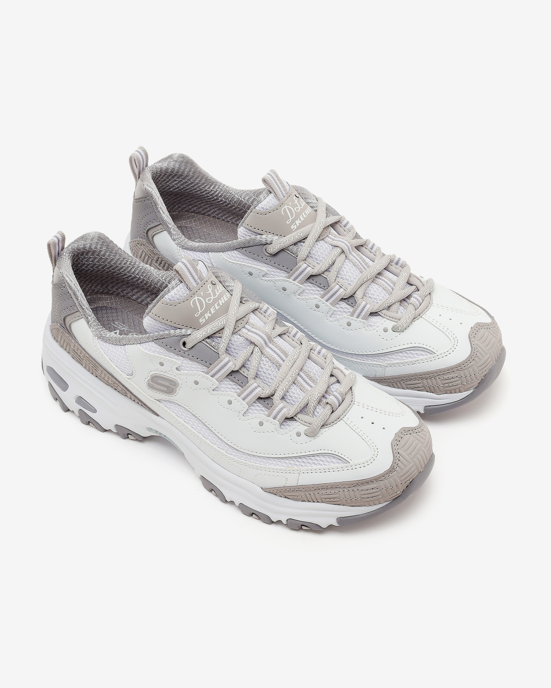 えりー Skechers D'lites Kadın Beyaz Sneakers 150536 WGY