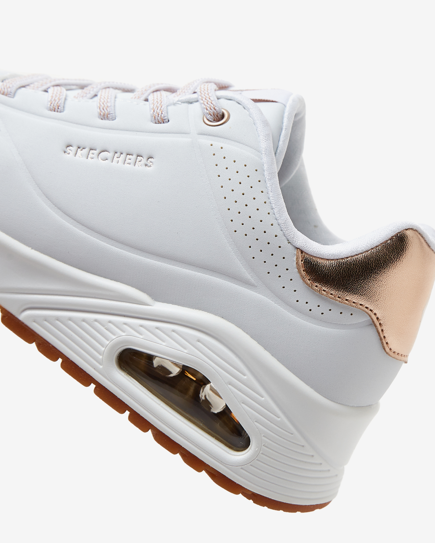 Skechers Uno - Shimmer Away Kadın Beyaz Sneakers 155196 WHT