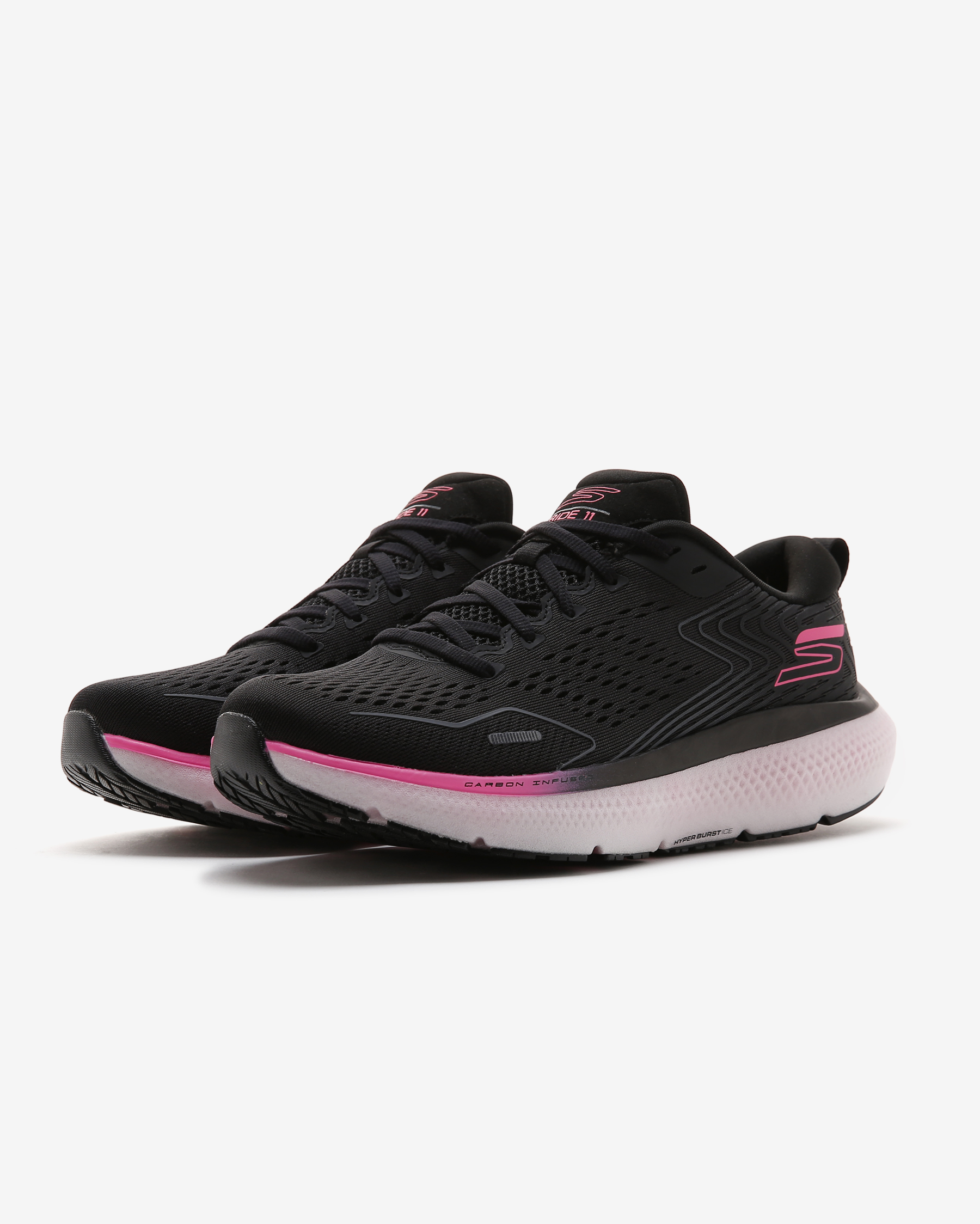 Skechers Go Run Ride 11 Kadın Siyah Koşu Ayakkabısı 172079 BKPK