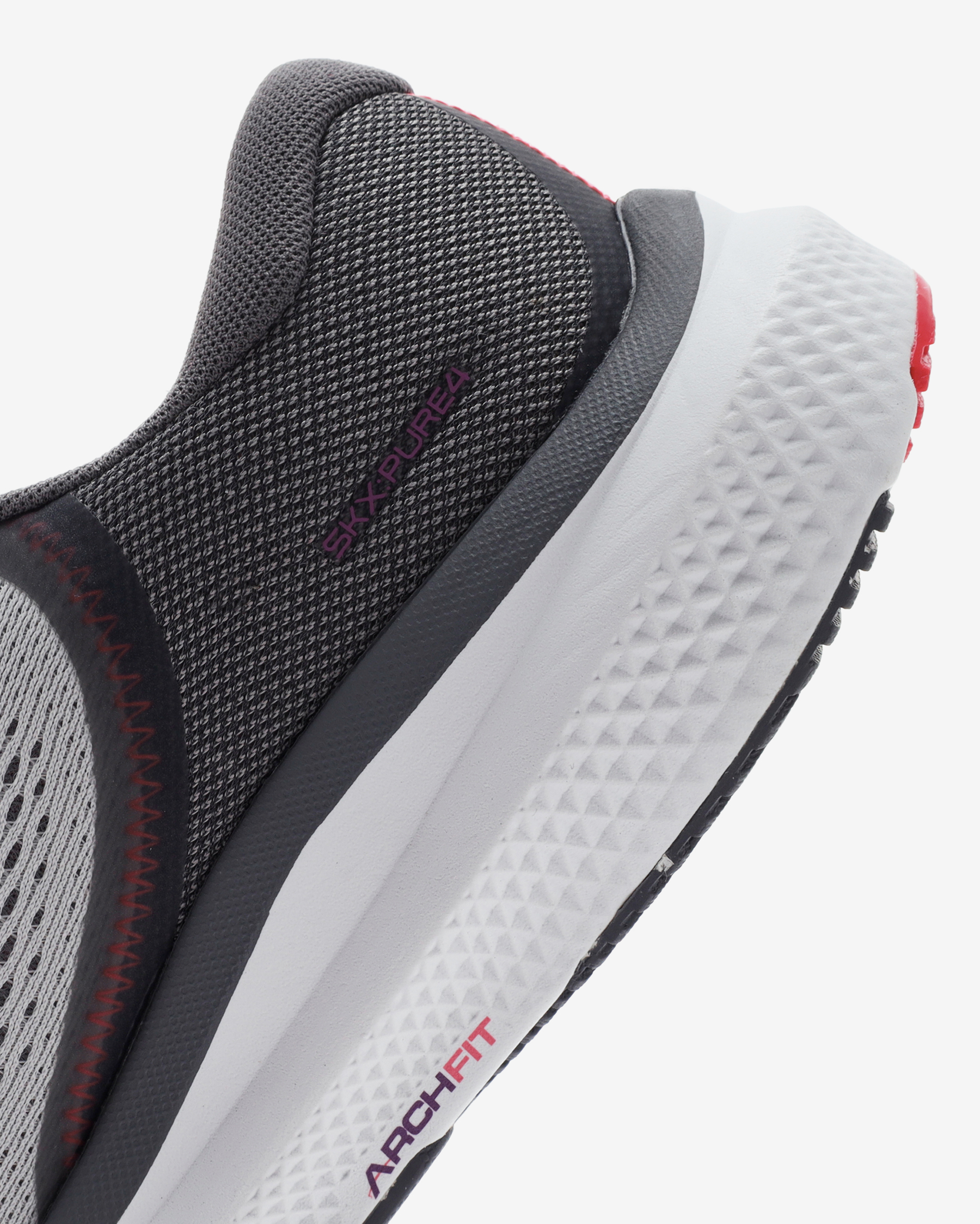 Skechers Go Run Pure 4 Kadın Gri Koşu Ayakkabısı 172082 GYMT