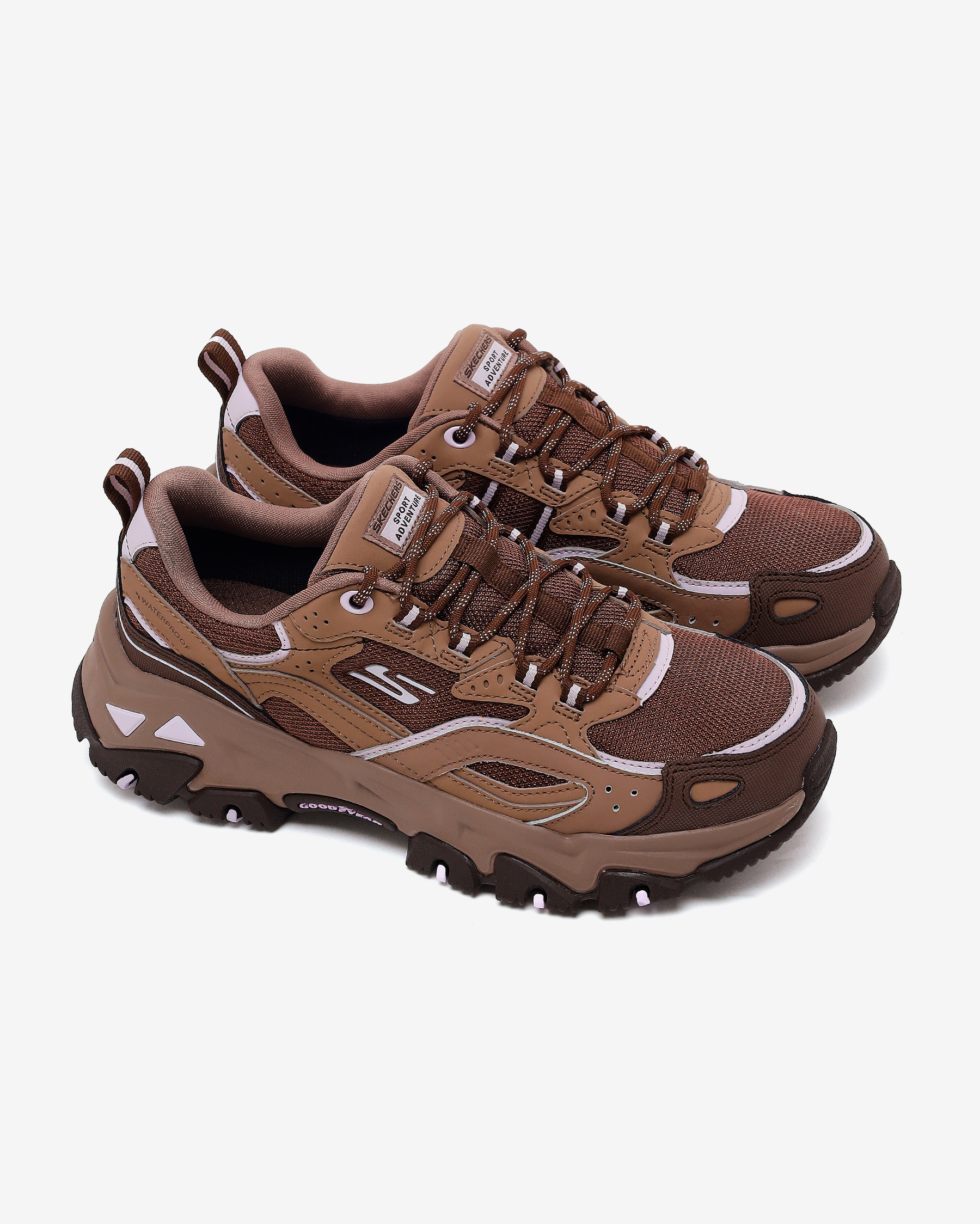 Skechers D'lites Hiker-echo Lake Kadın Kahverengi Su Geçirmez