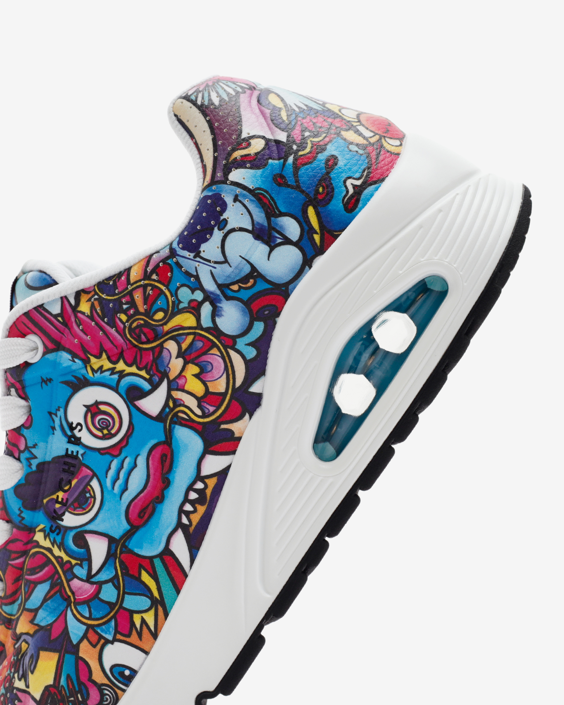 Skechers Uno - Color Vexx Doodle Erkek Çok Renkli Sneakers 183500 MLT