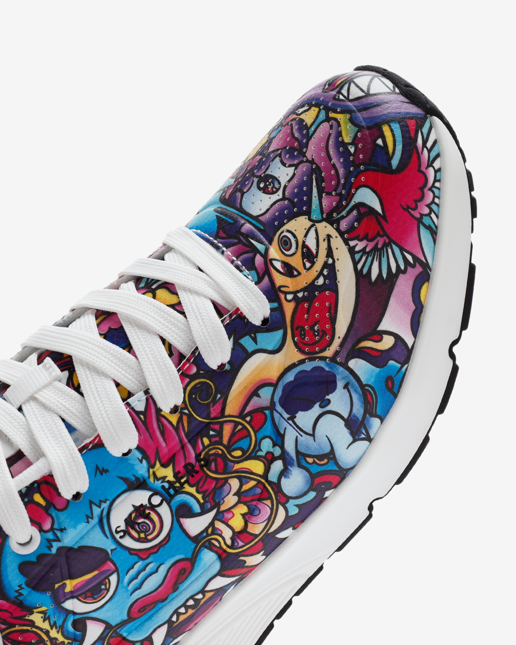 Skechers Uno - Color Vexx Doodle Erkek Çok Renkli Sneakers 183500 MLT
