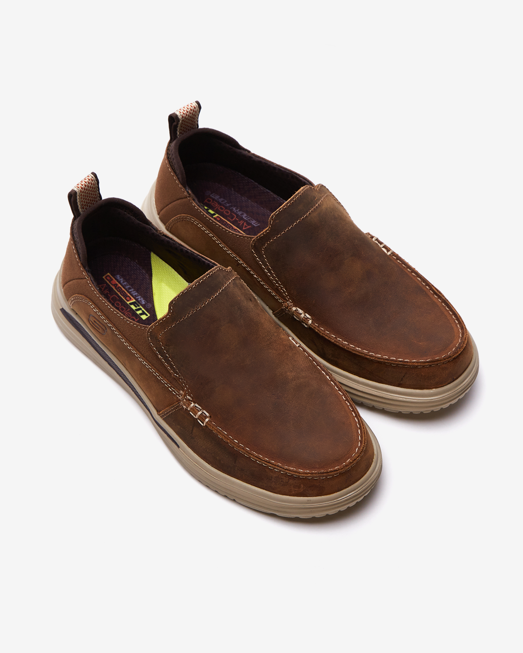 Skechers Proven - Relander Erkek Kahverengi Günlük Ayakkabı 204474 CDB