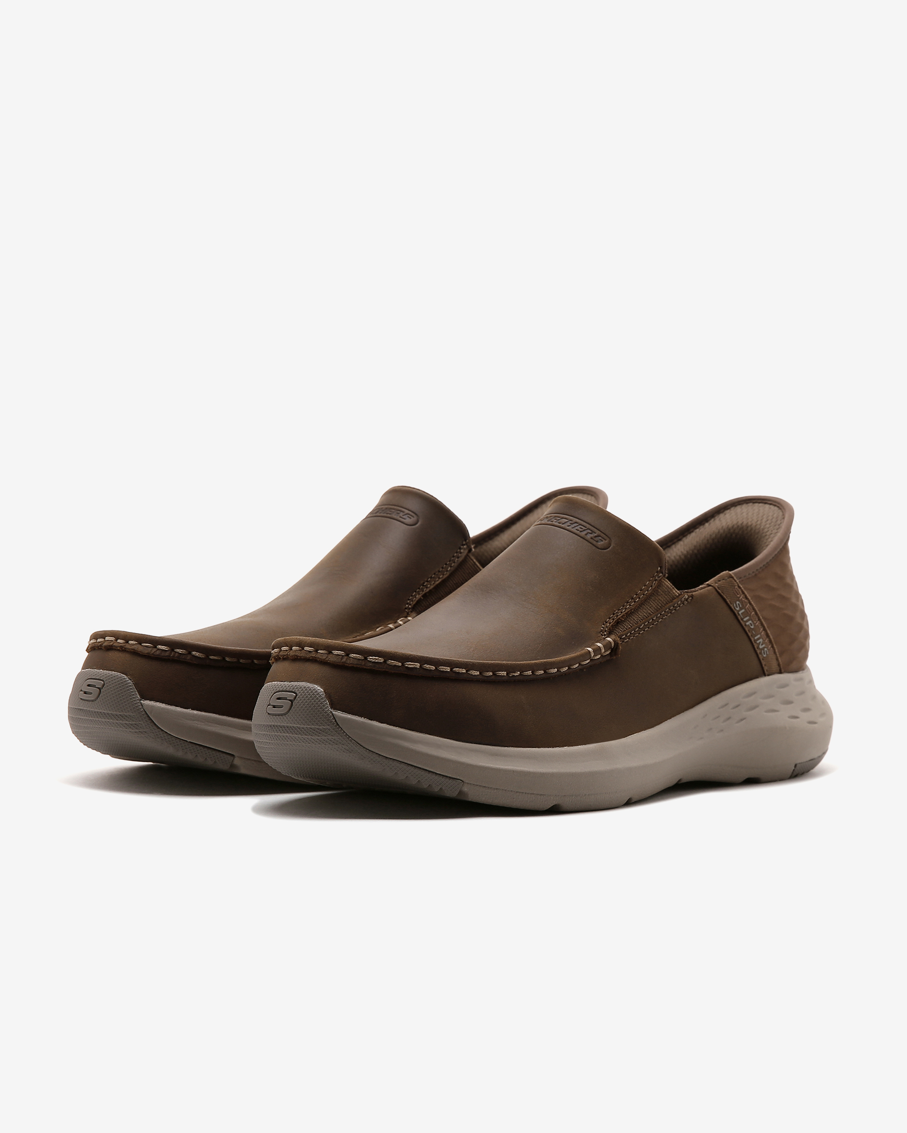 Skechers Slip-ins:parson - Oswin Erkek Bej Günlük Ayakkabı 204866 DSRT