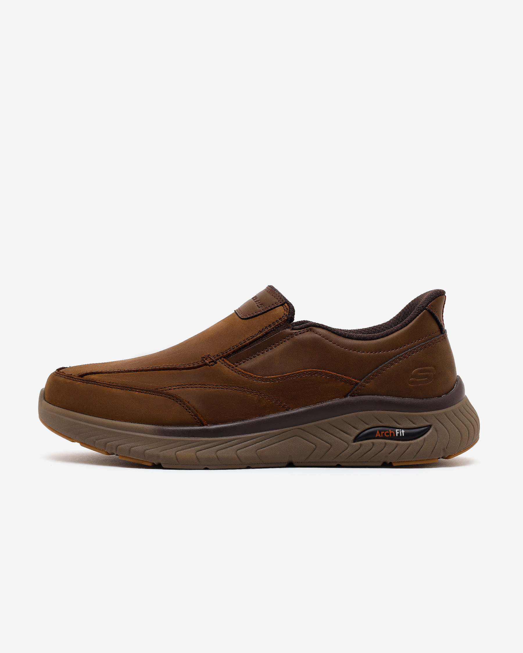 げん Skechers Arch Fit Crosser Erkek Kahverengi Günlük Ayakkabı 205869 CDB