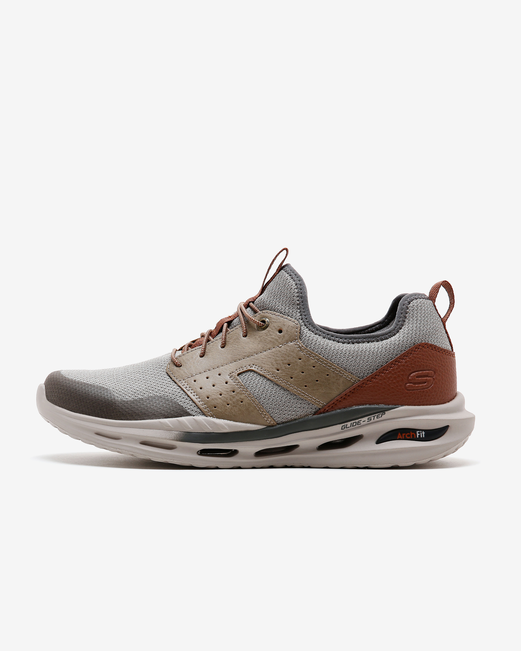 Skechers Arch Fit Orvan - Germain Erkek Bej Spor Ayakkabı 210460 TPE