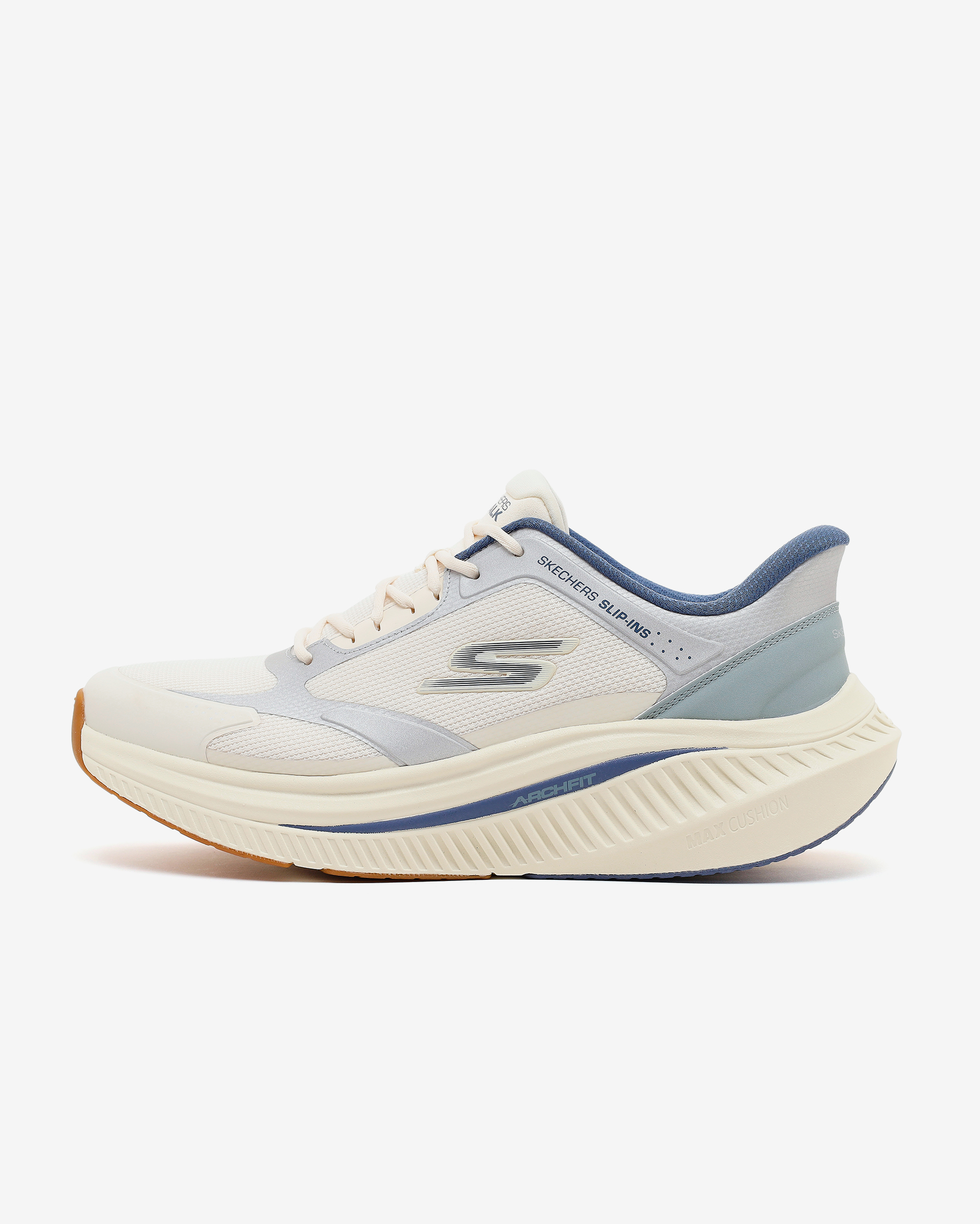 ト Skechers Go Walk Max Cushioning Arch Fit - Jaylen Erkek Bej