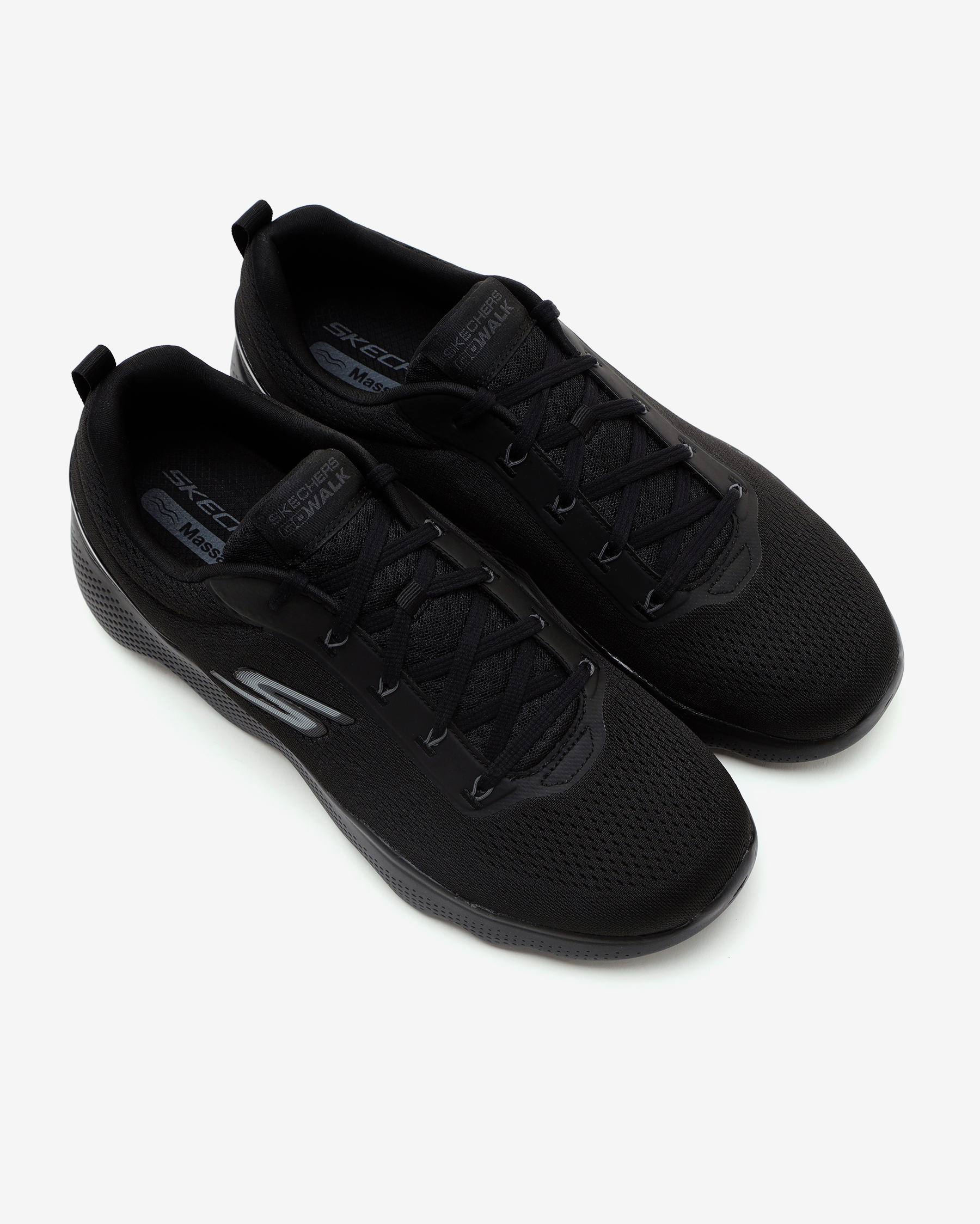 Skechers Go Walk Massage Fit Erkek Siyah Yürüyüş Ayakkabısı 216404 BBK