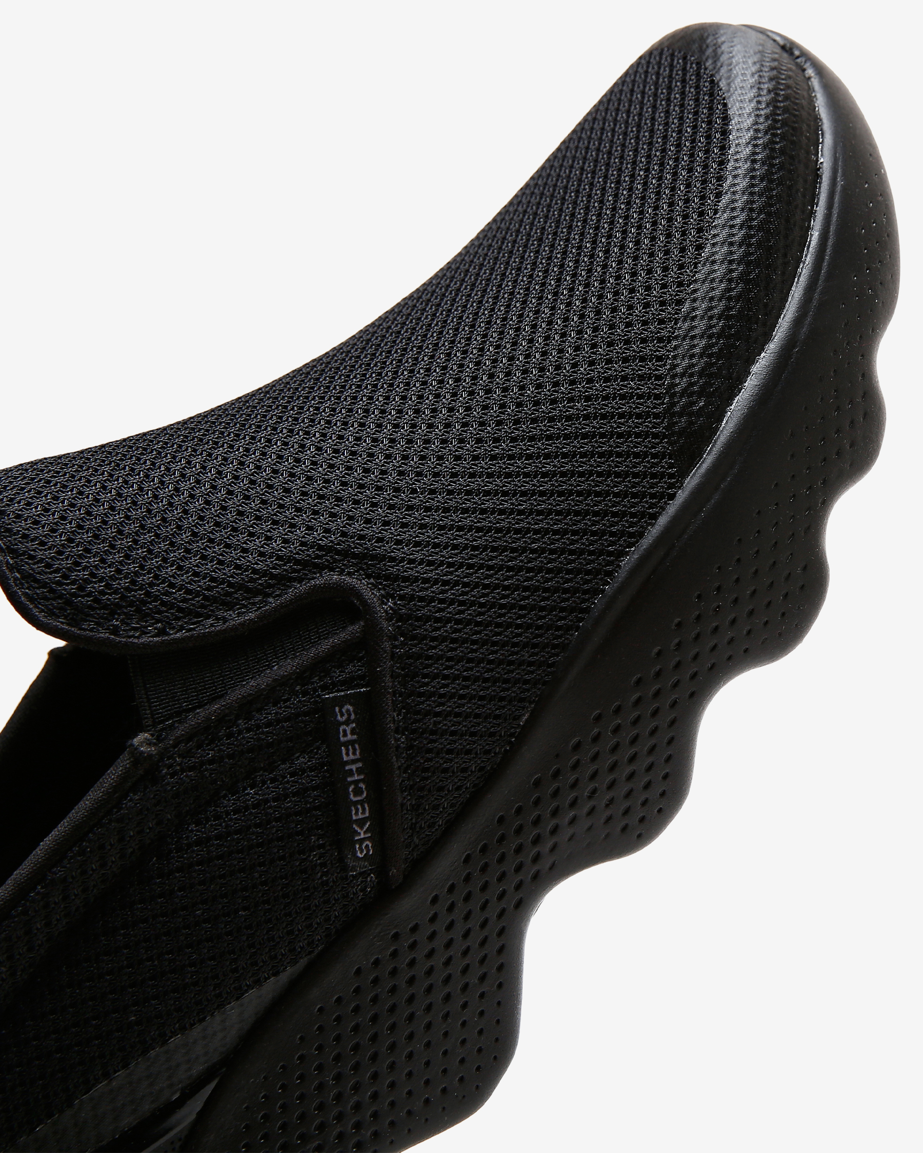 Skechers Go Walk Massage Fit - Ripple Erkek Siyah Yürüyüş