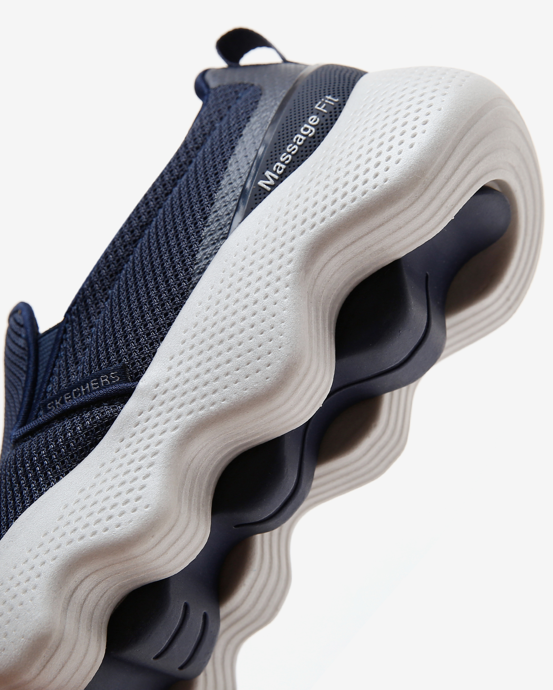 Skechers Go Walk Massage Fit - Ripple Erkek Lacivert Yürüyüş