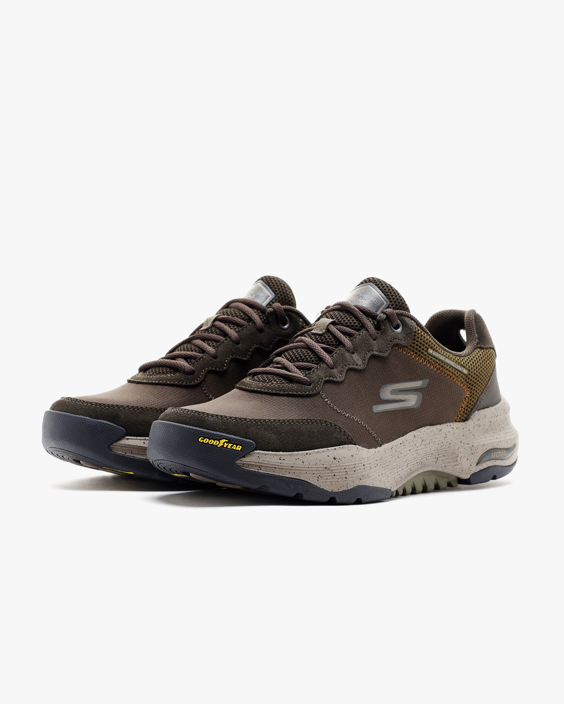 Skechers Go Walk Arch Fit Outdoor - Opalite Rock Erkek Kahverengi