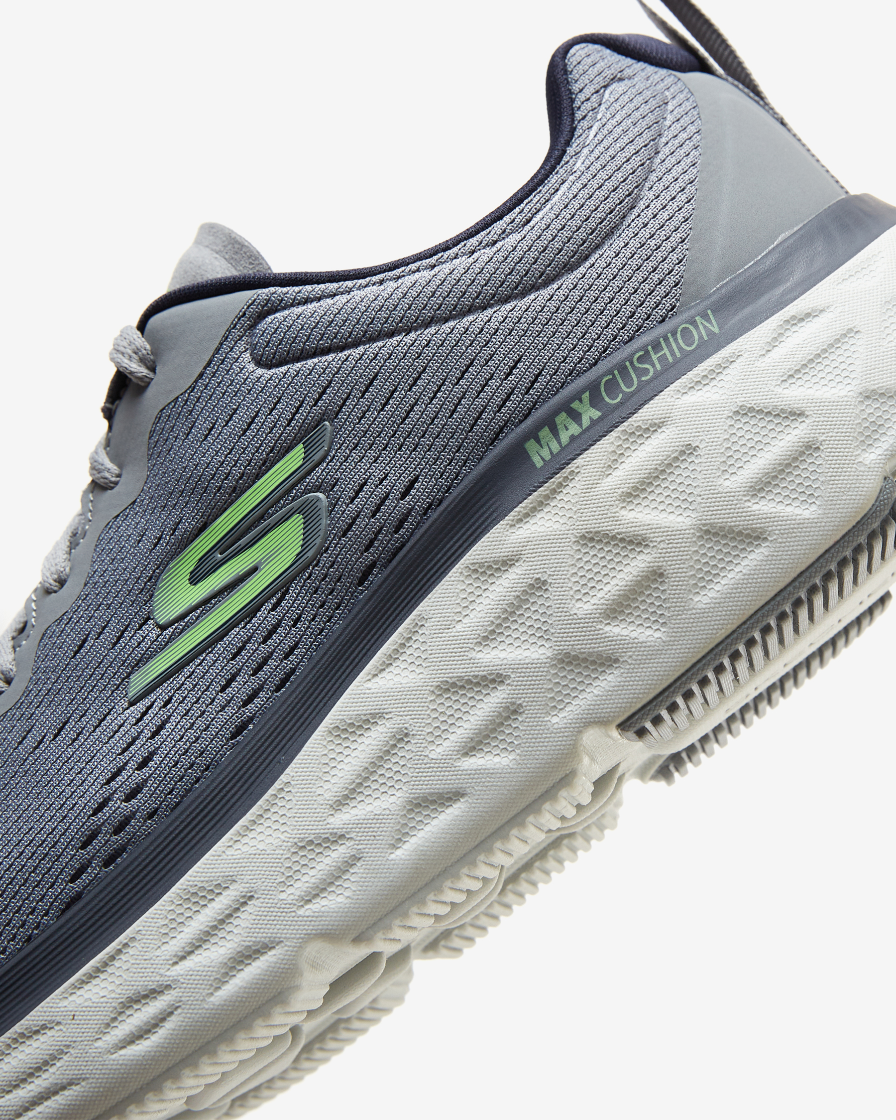 Skechers Max Cushioning Delta - Speed Up Erkek Gri Koşu Ayakkabısı