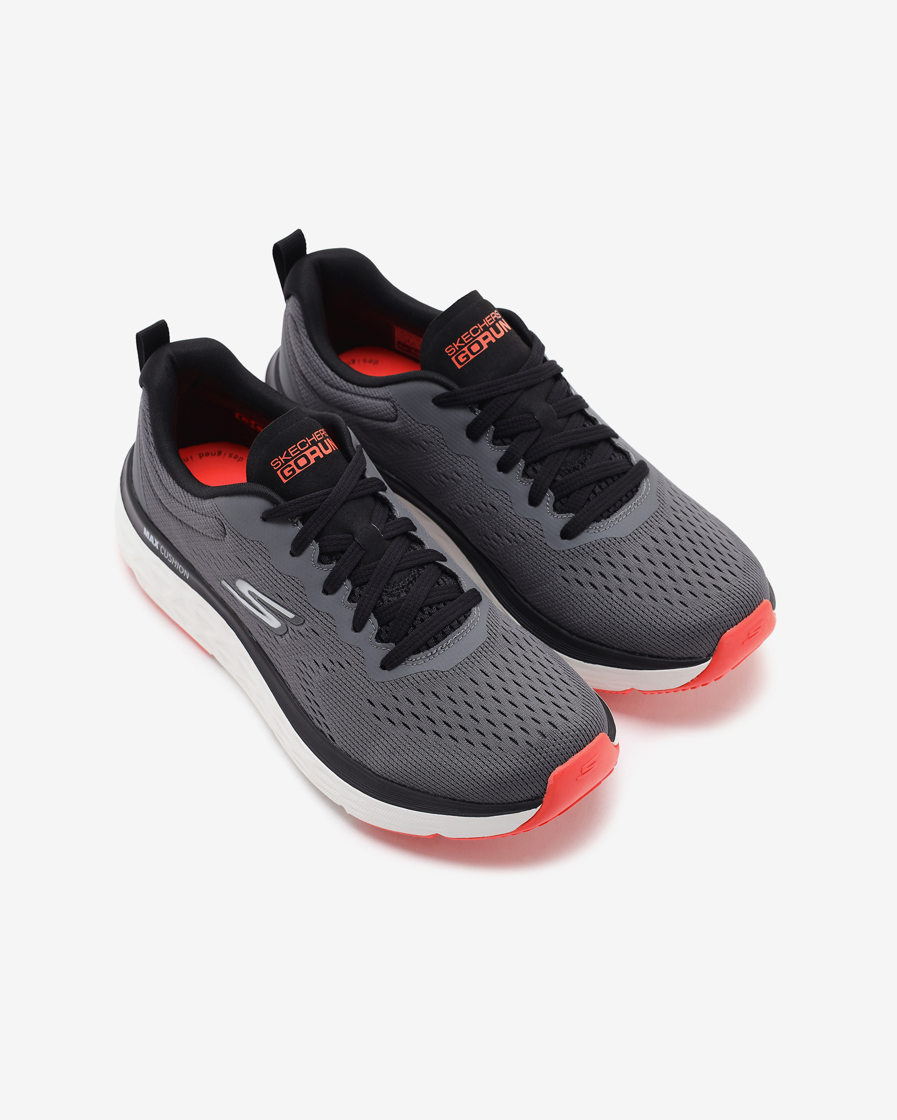 『DENGEN MAX8 HRD-9610』 Skechers Max Cushioning Delta - Speed Up Erkek Gri Koşu Ayakkabısı